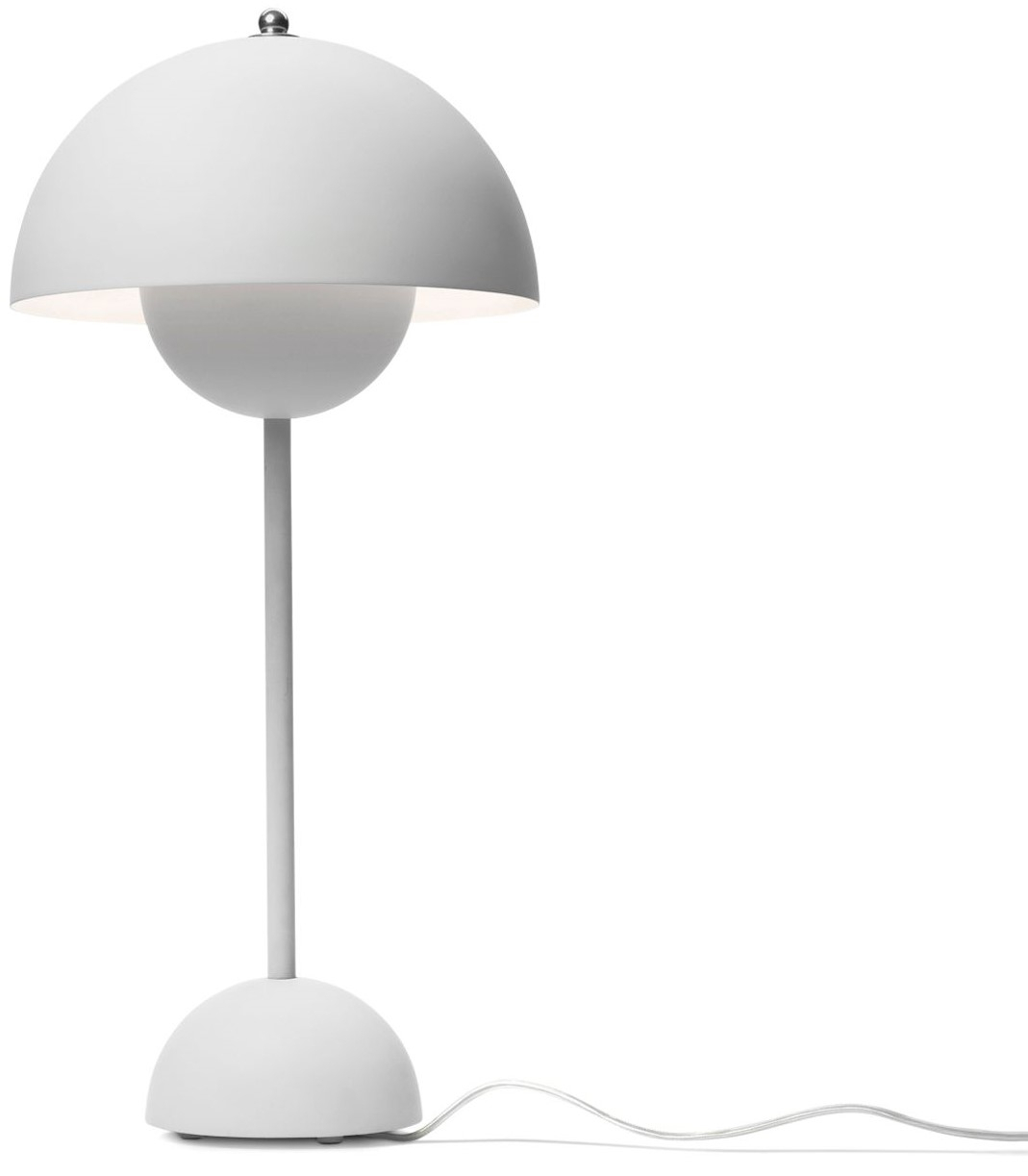 FlowerPot VP3 Tischleuchte Metall Mattgrau