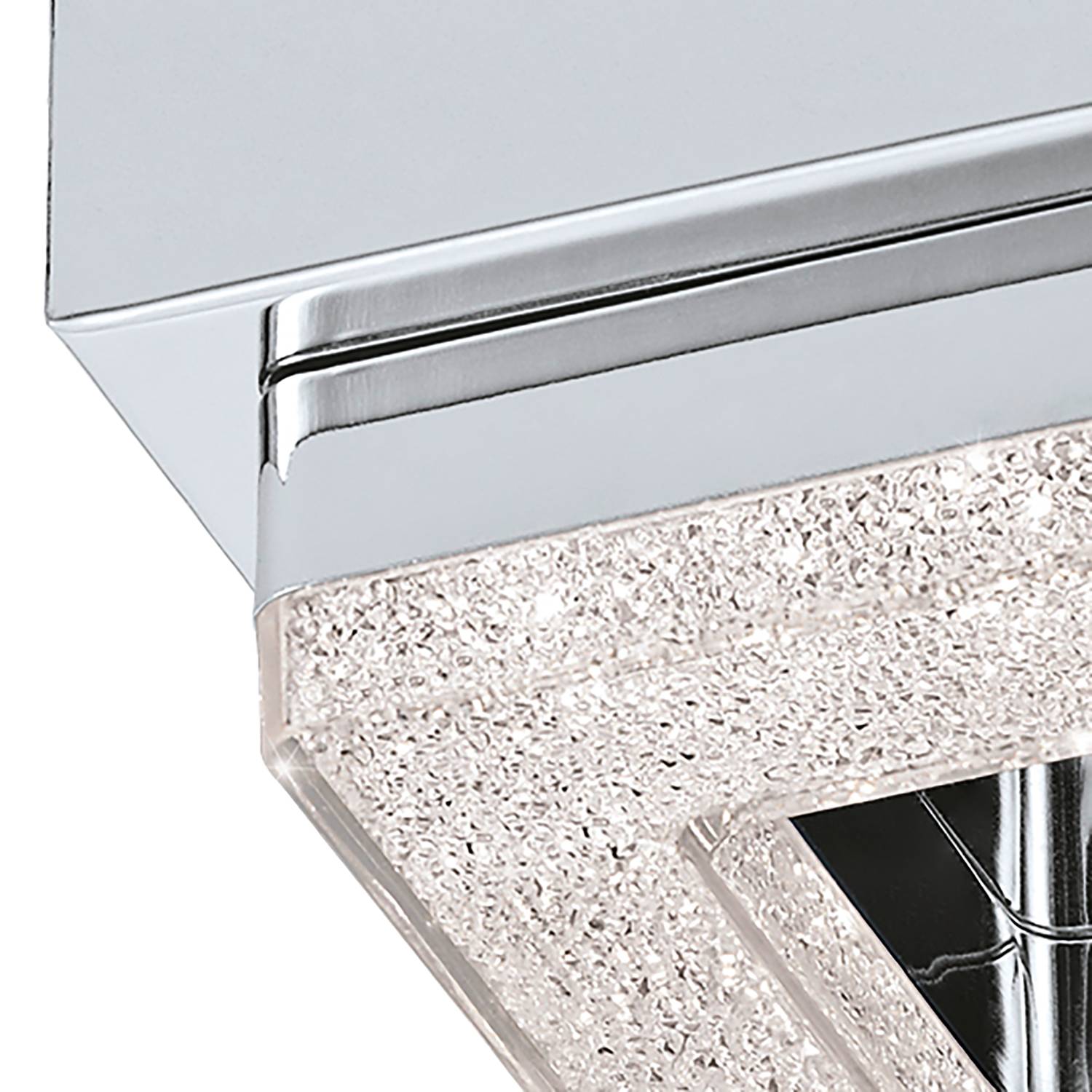 Fradelo I LED ceiling light Crystal glass Steel 1-flame