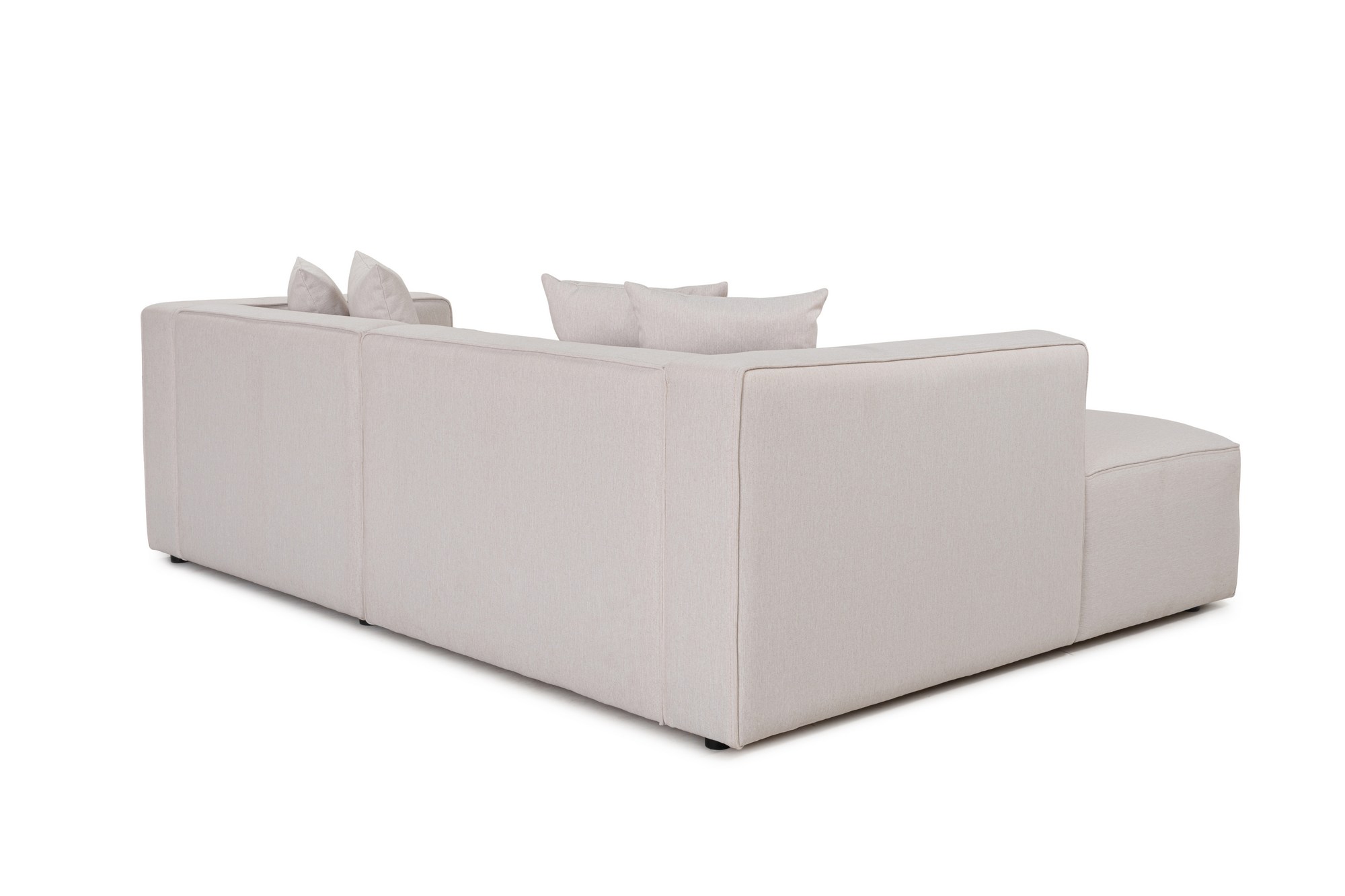 Mora Ecksofa Rechts Beige