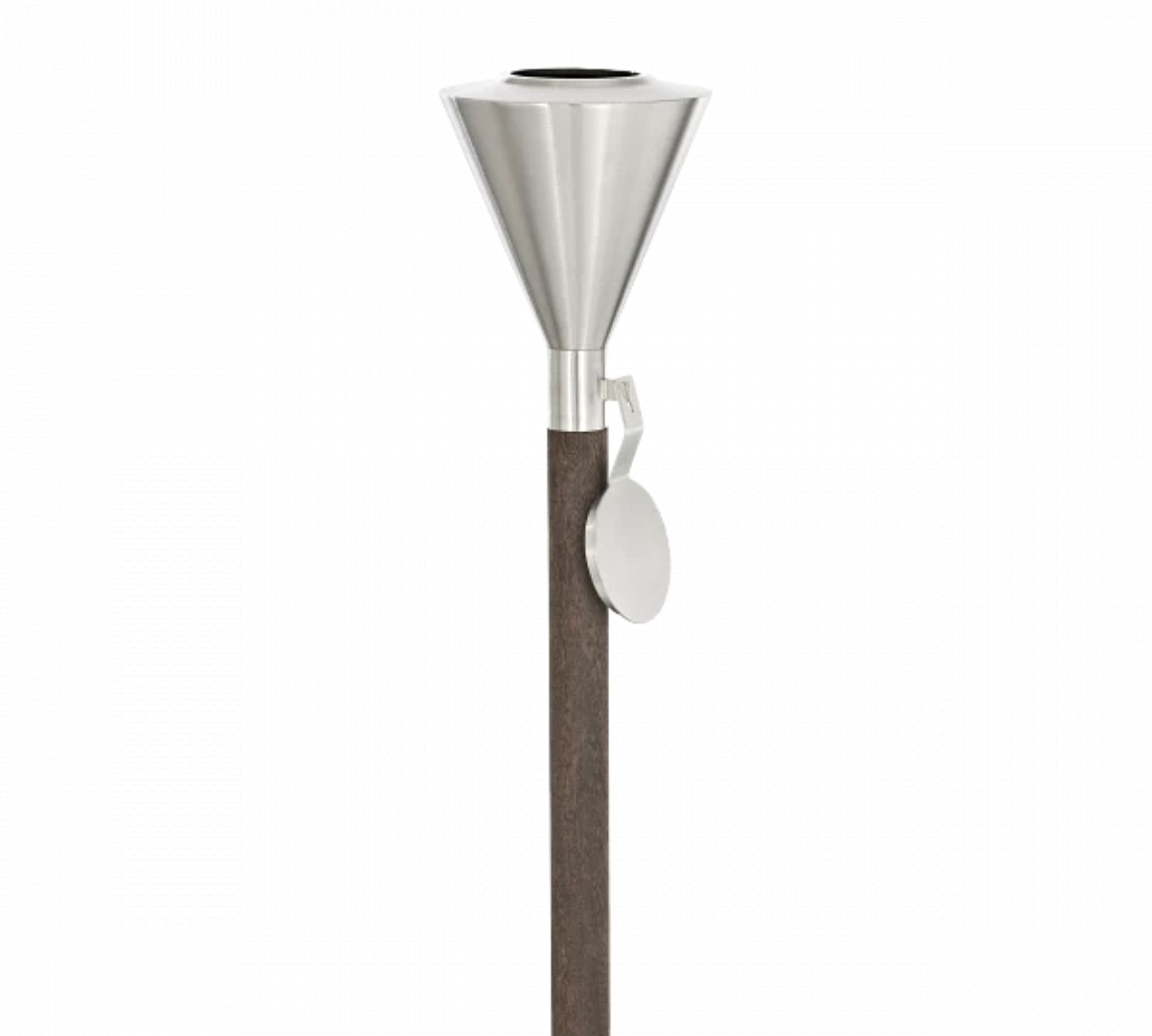 8x Gartenfackel Aus Edelstahl – 115 Cm Hoch, Mit Docht, Bodenspieß & Kerzenlöscher, Ohne Brennmittel