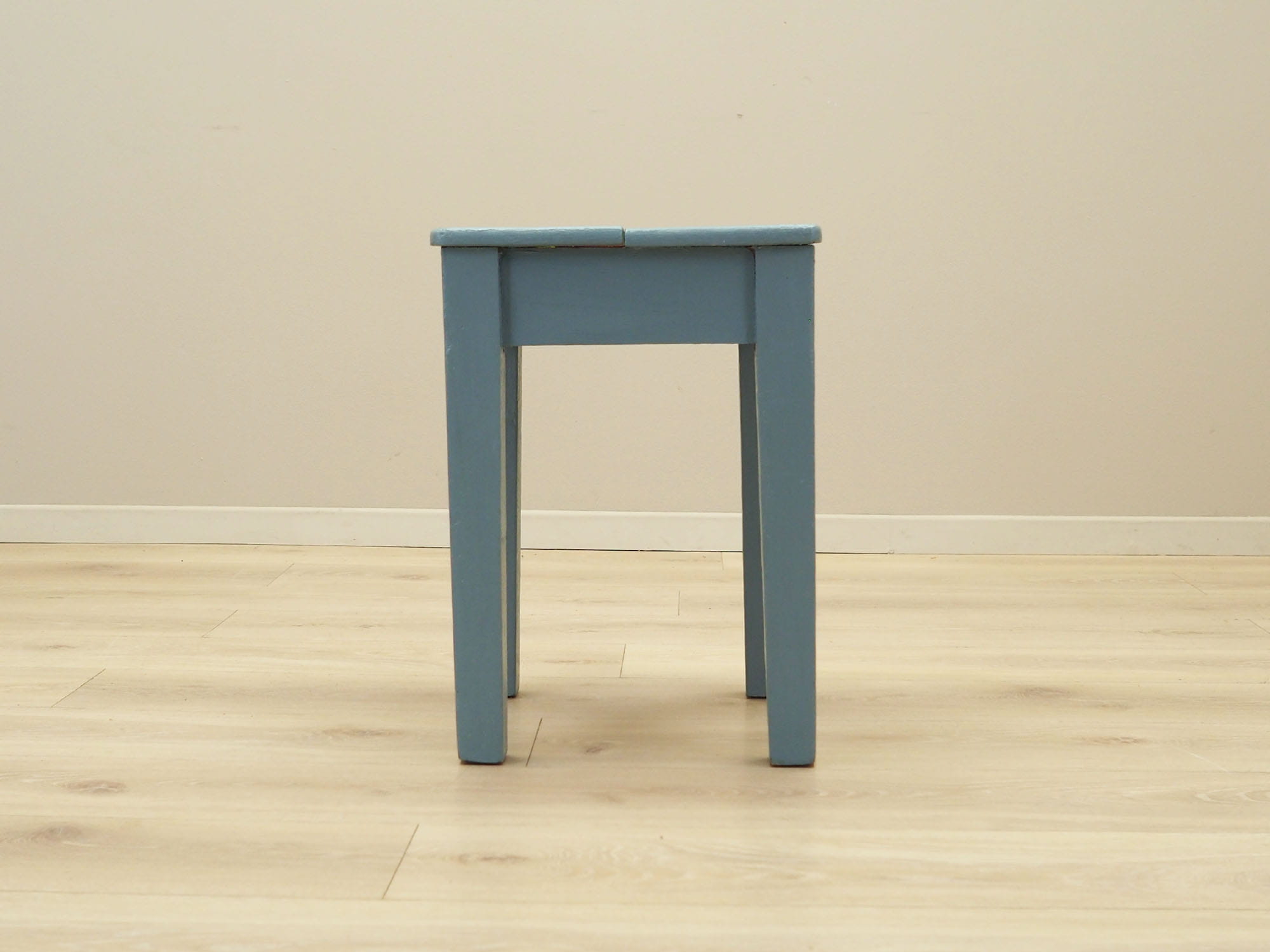 Stool Wood Gray 1950s