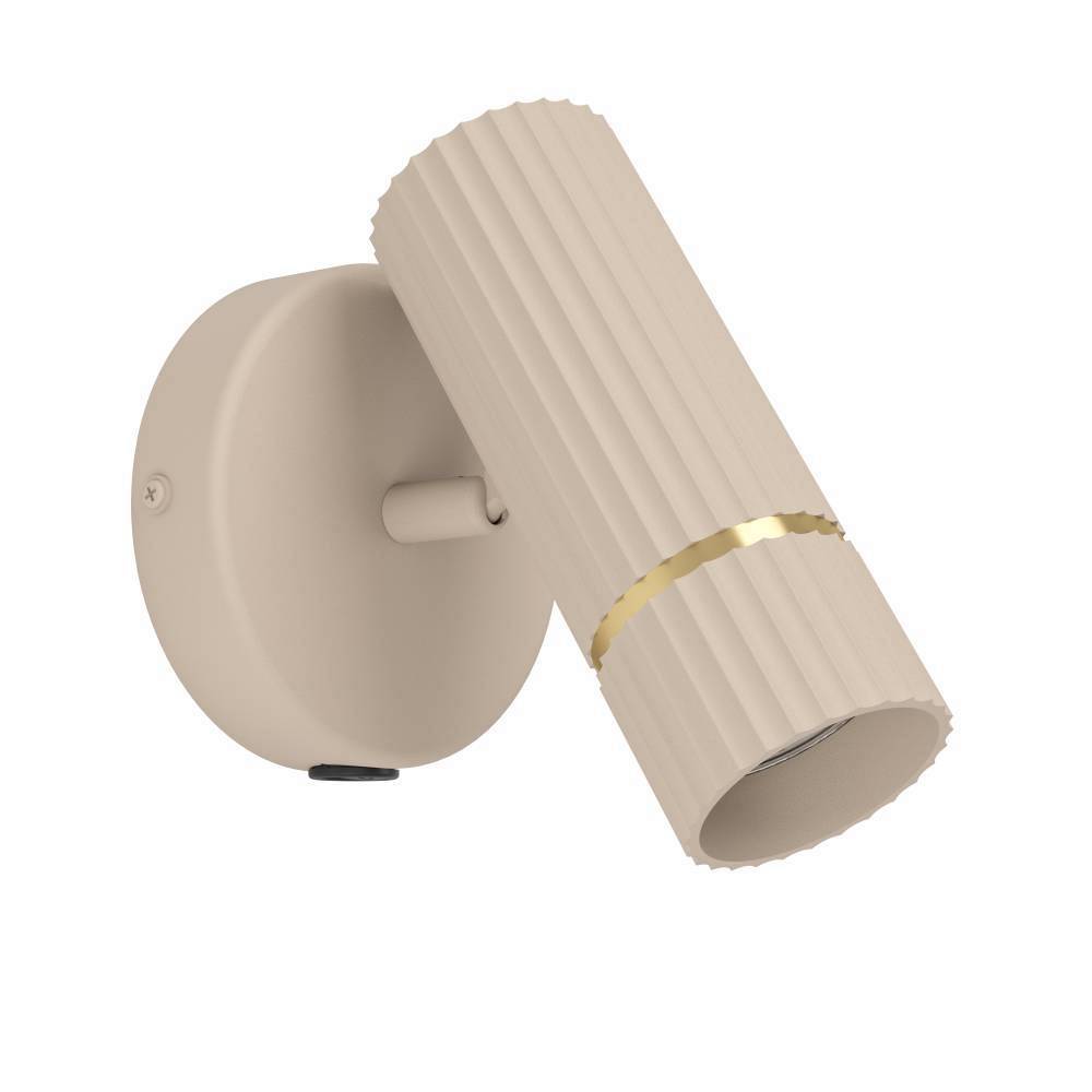 LED-Wandleuchte Caminia Beige