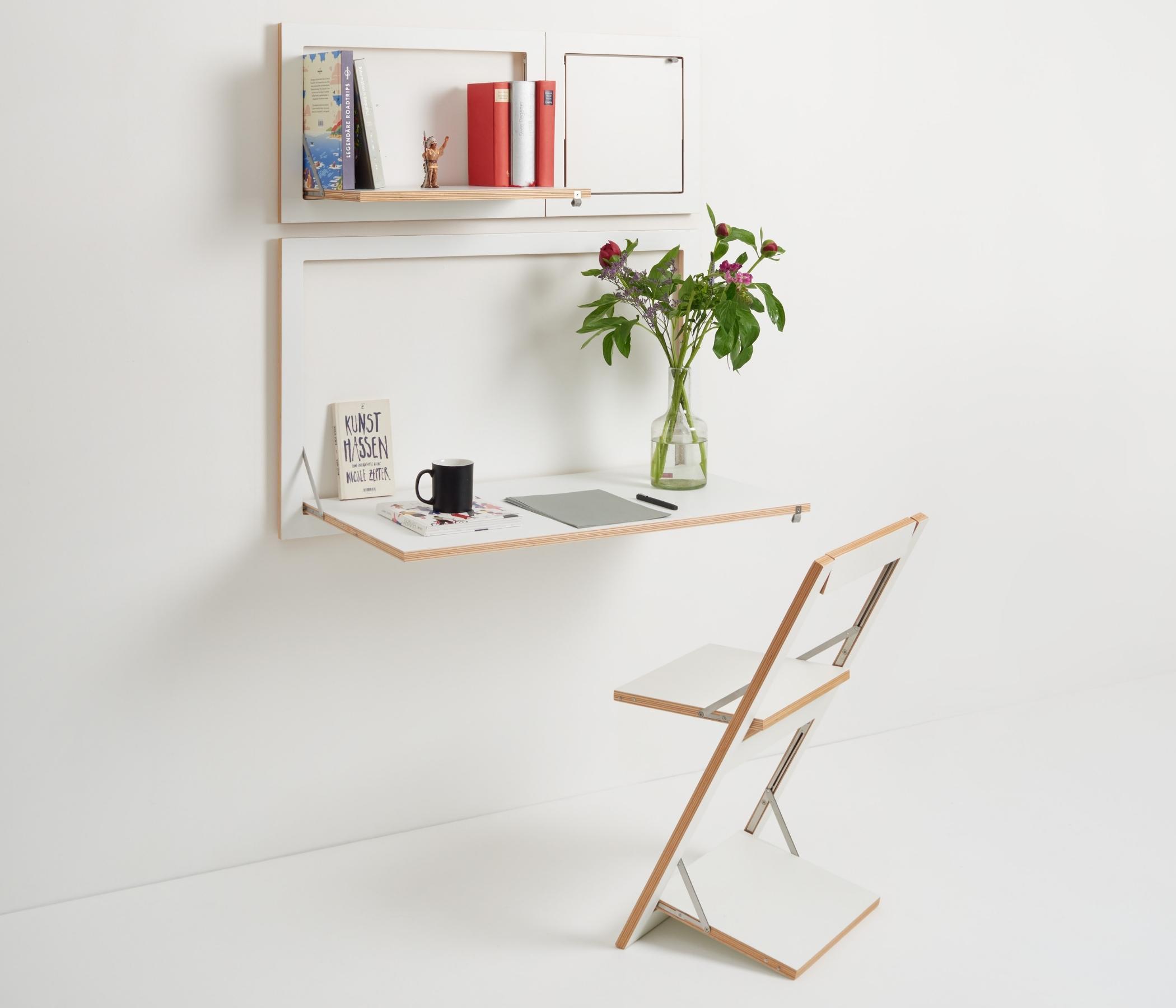 Fläpps Secretary Wood White 100 x 60 cm