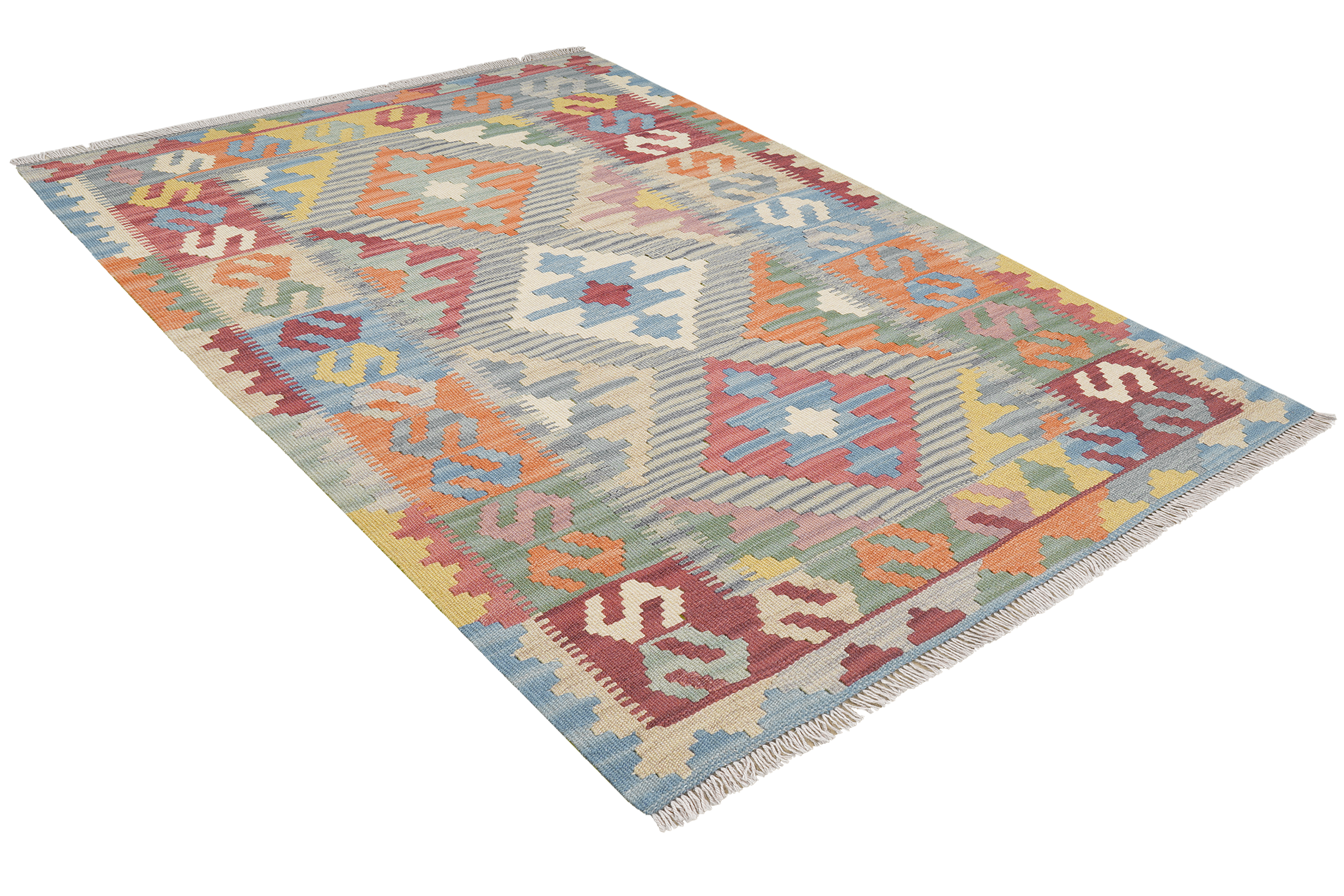 Kelim Gashgai Wool Multicolor