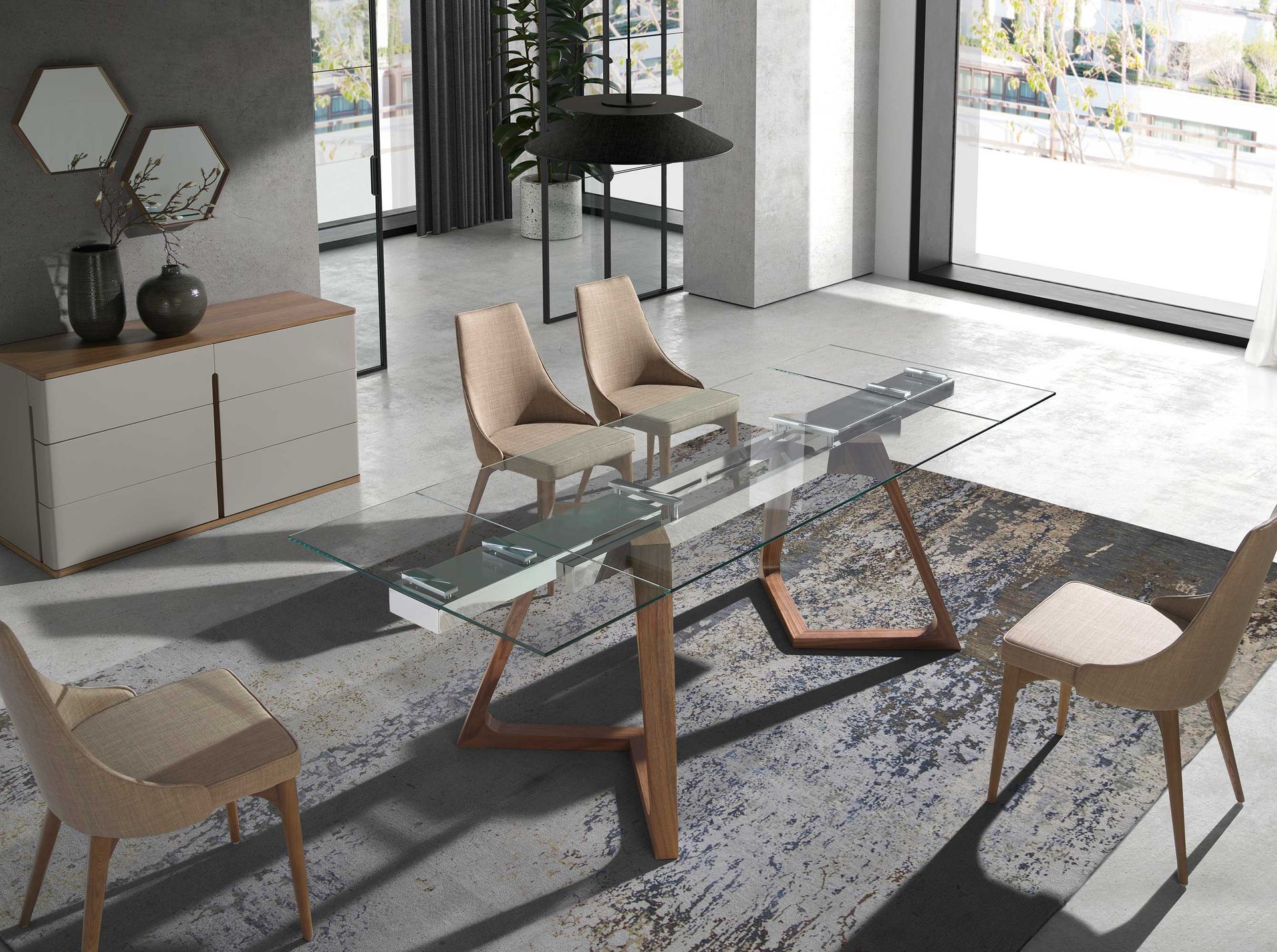 Dining chair wood brown