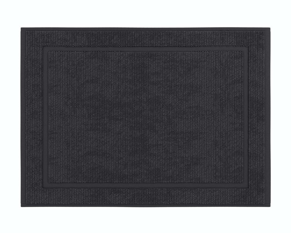 Badematte aus Baumwolle Anthrazit Öko-Tex Standard 100