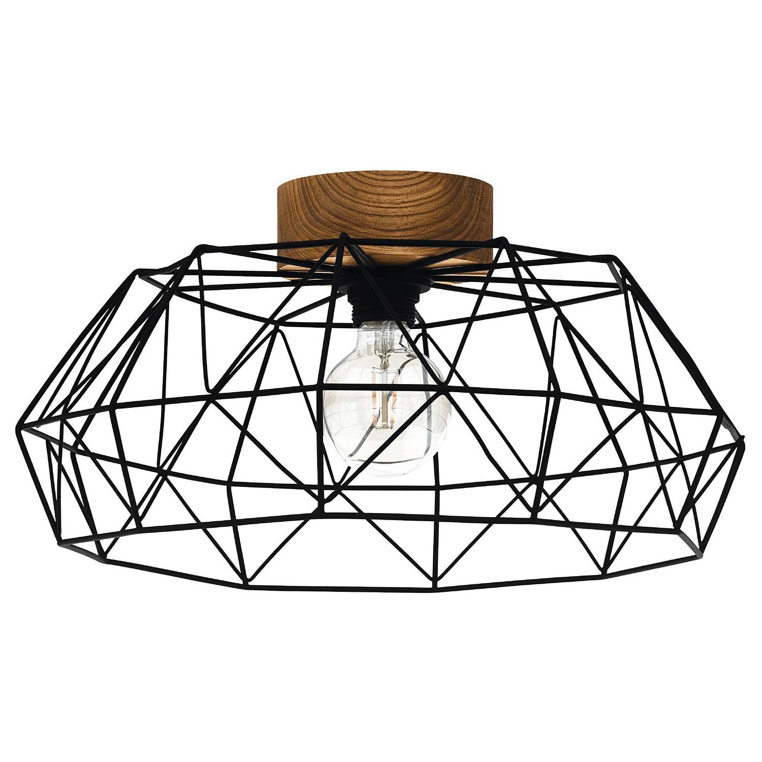 Deckenleuchte Padstow Schwarz