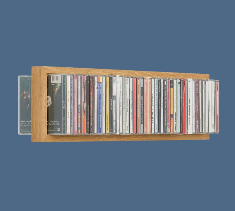 CD-Regal mit Eichenrahmen b-cd2 Kratzspuren Oberfläche