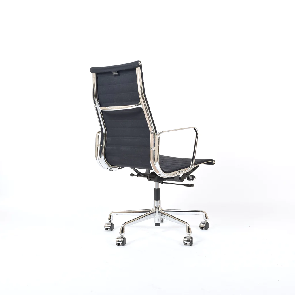 Eames EA119 Bürostuhl Textil Aluminium Schwarz 