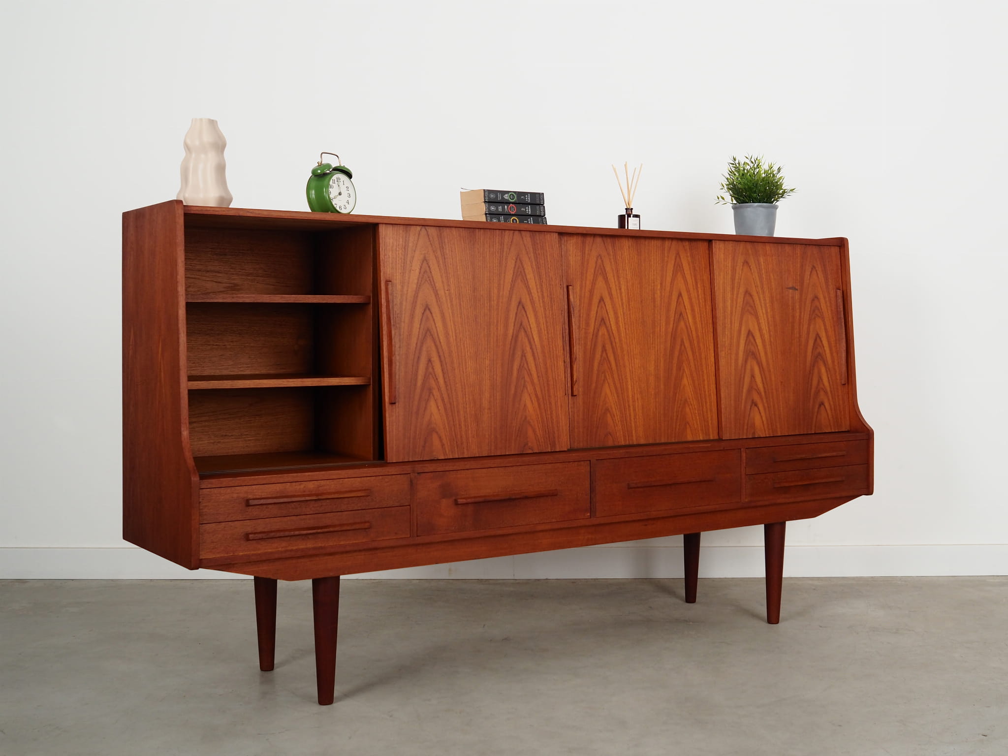 Vintage sideboard teak brown 1960s