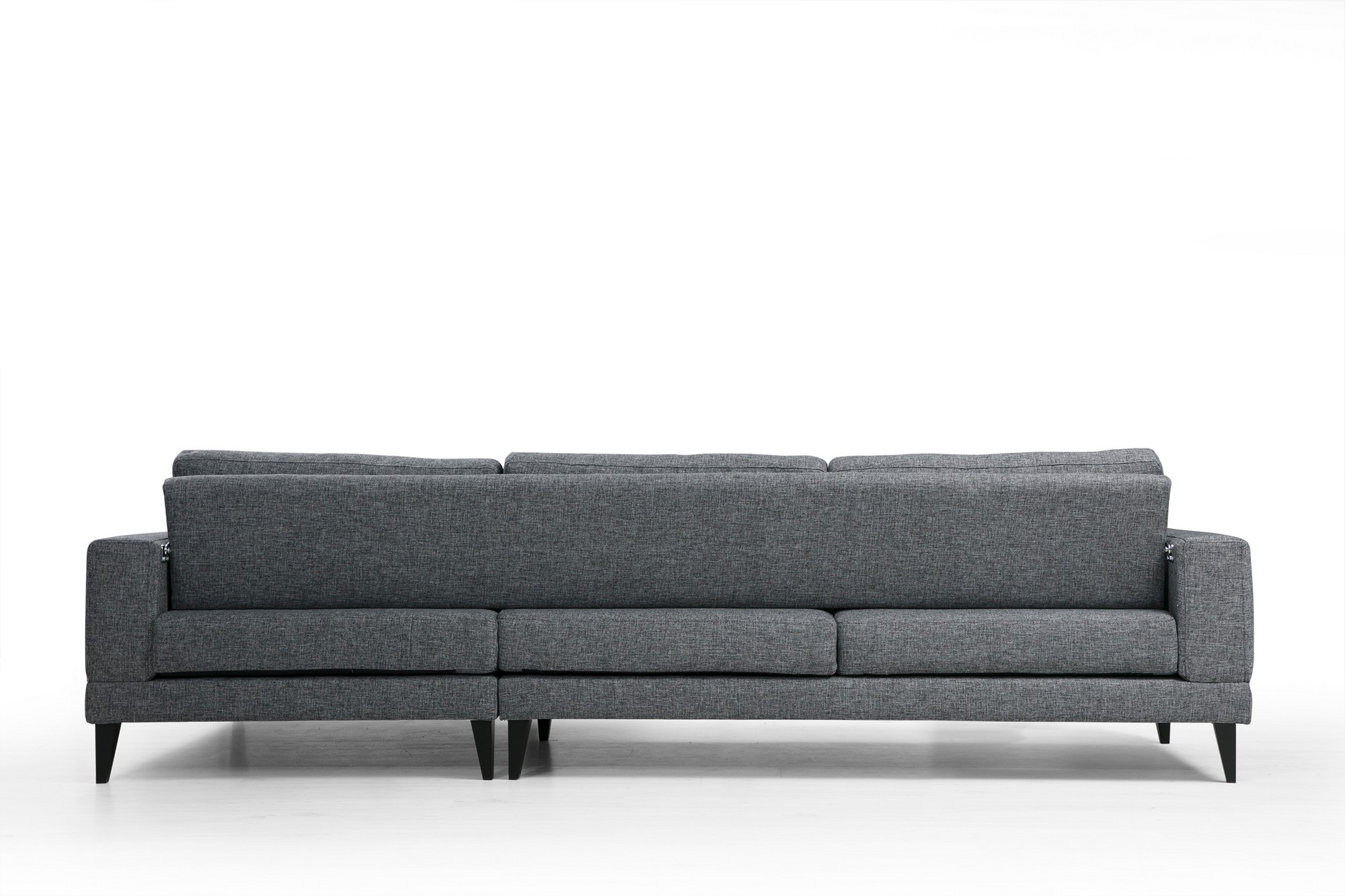 Nordic Ecksofa Rechts Grau