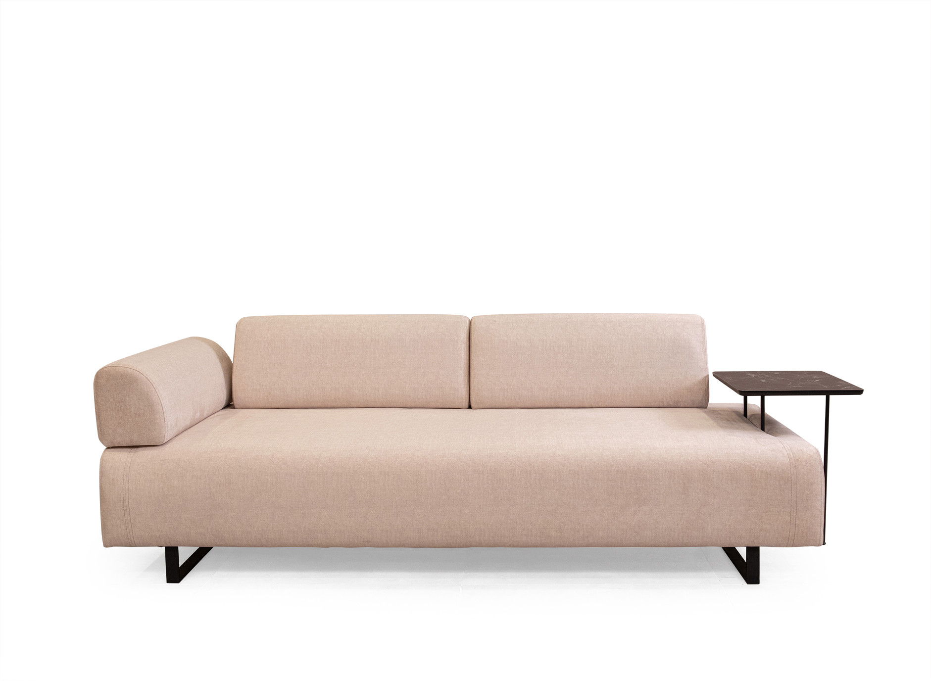 Infinity 3-Sitzer Sofa mit Beistelltisch Beige