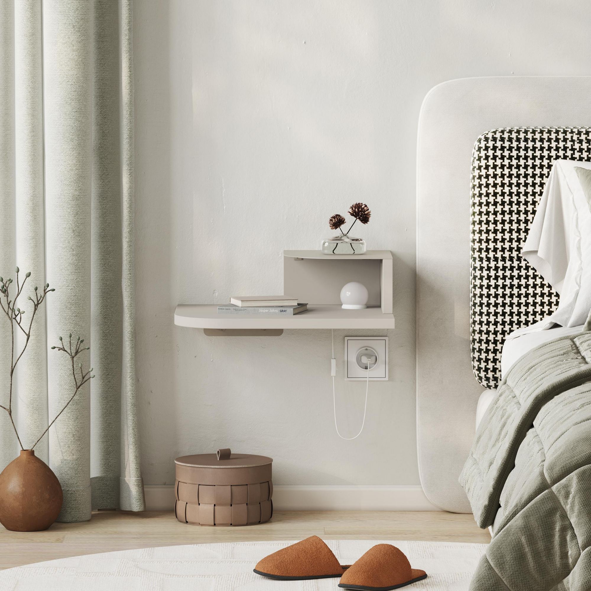 Luno Nightstand Beige