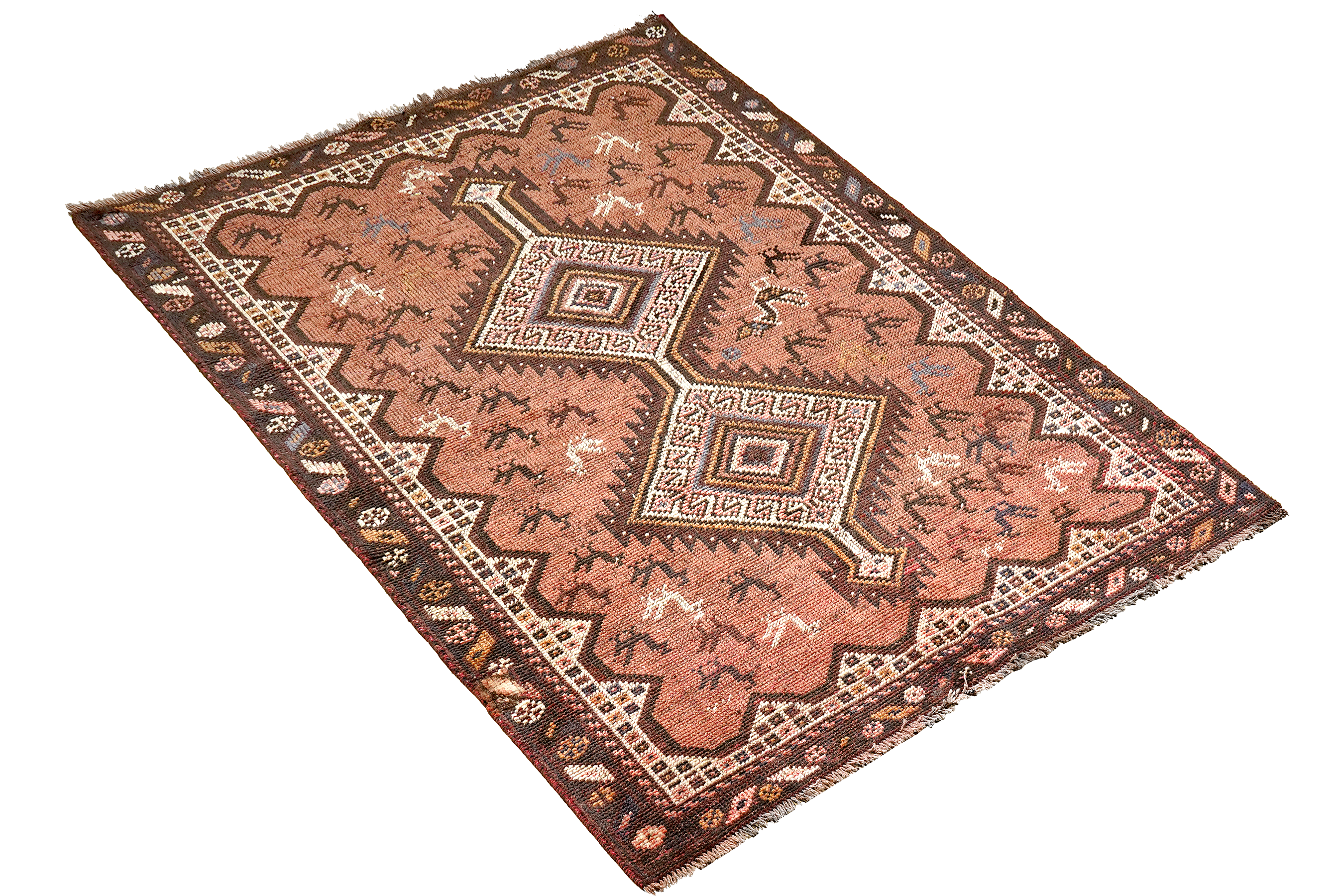 Heritage Zal Teppich Wolle Braun