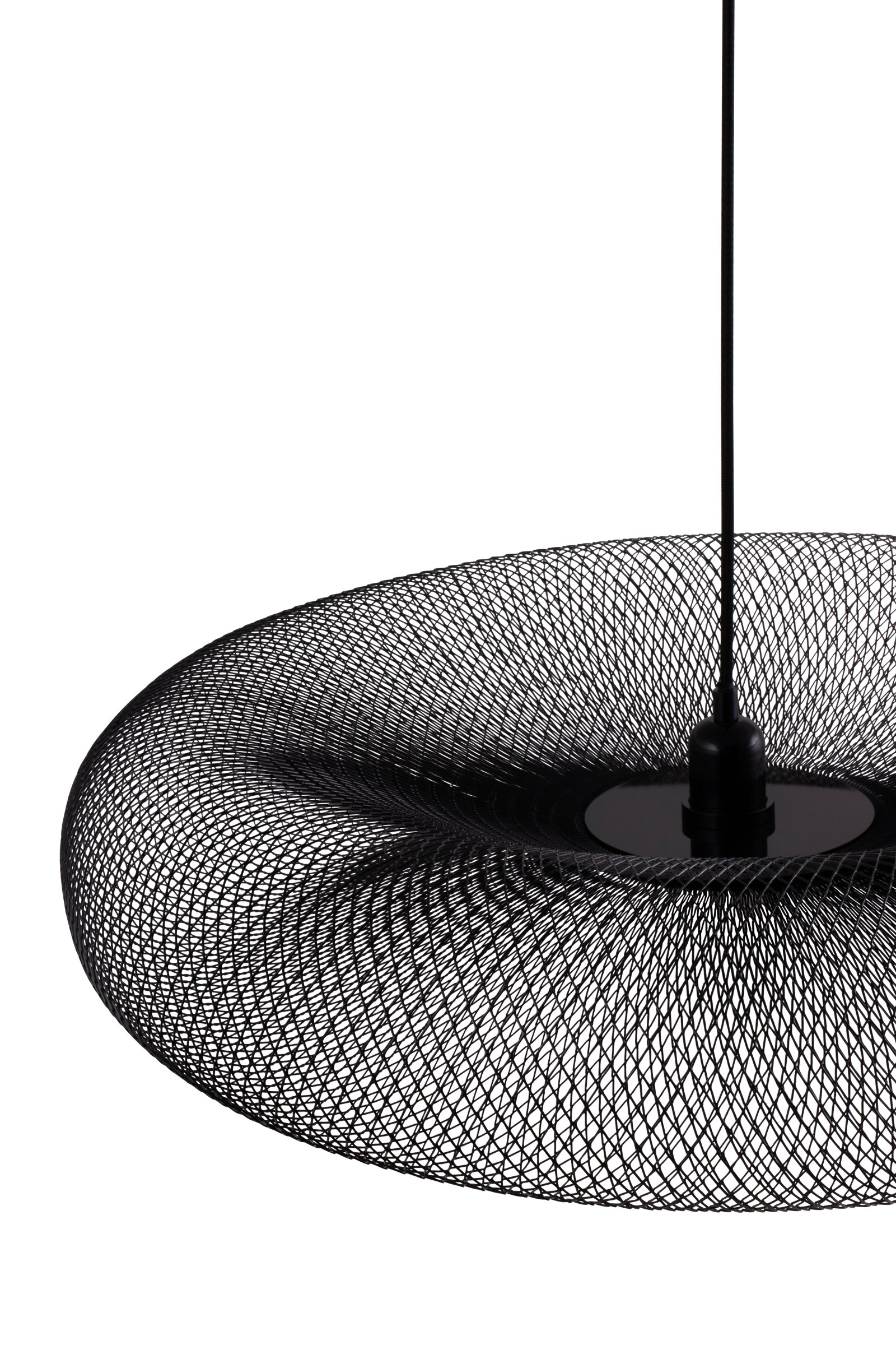 Torus Pendelleuchte Schwarz Ø 65cm