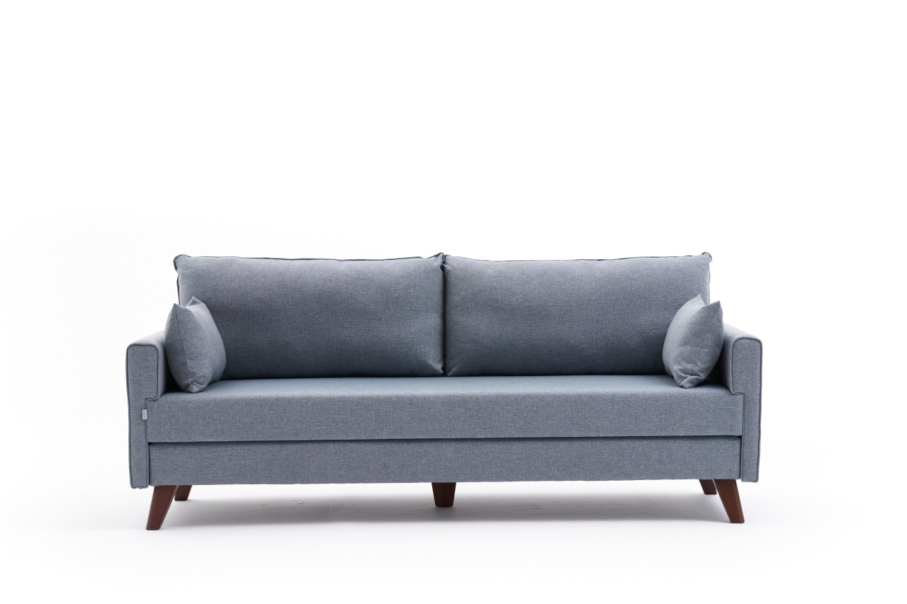 Bella Schlafsofa 3-Sitzer Blau