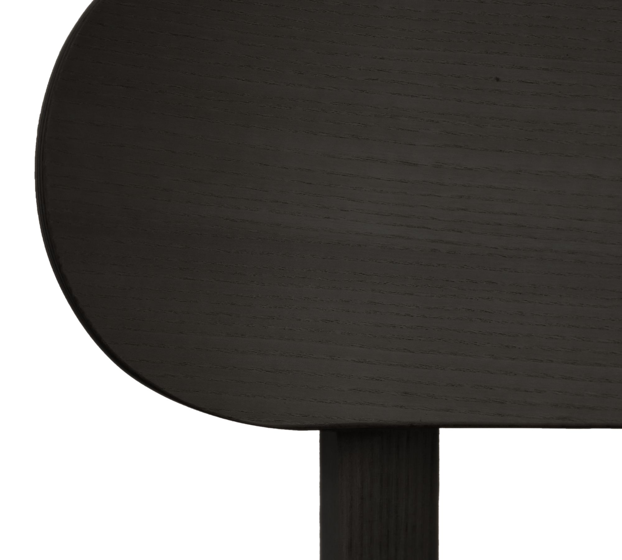 3x Gem Bar Stool Ash Wood Black