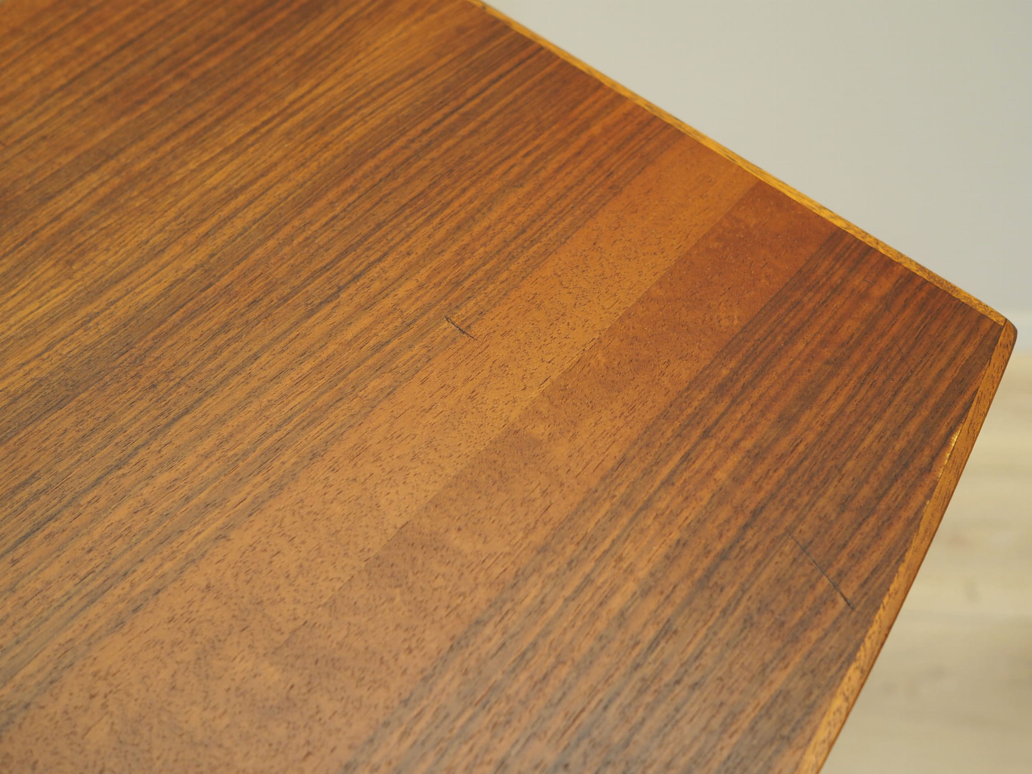 Vintage chest of drawers walnut wood brown 1970s