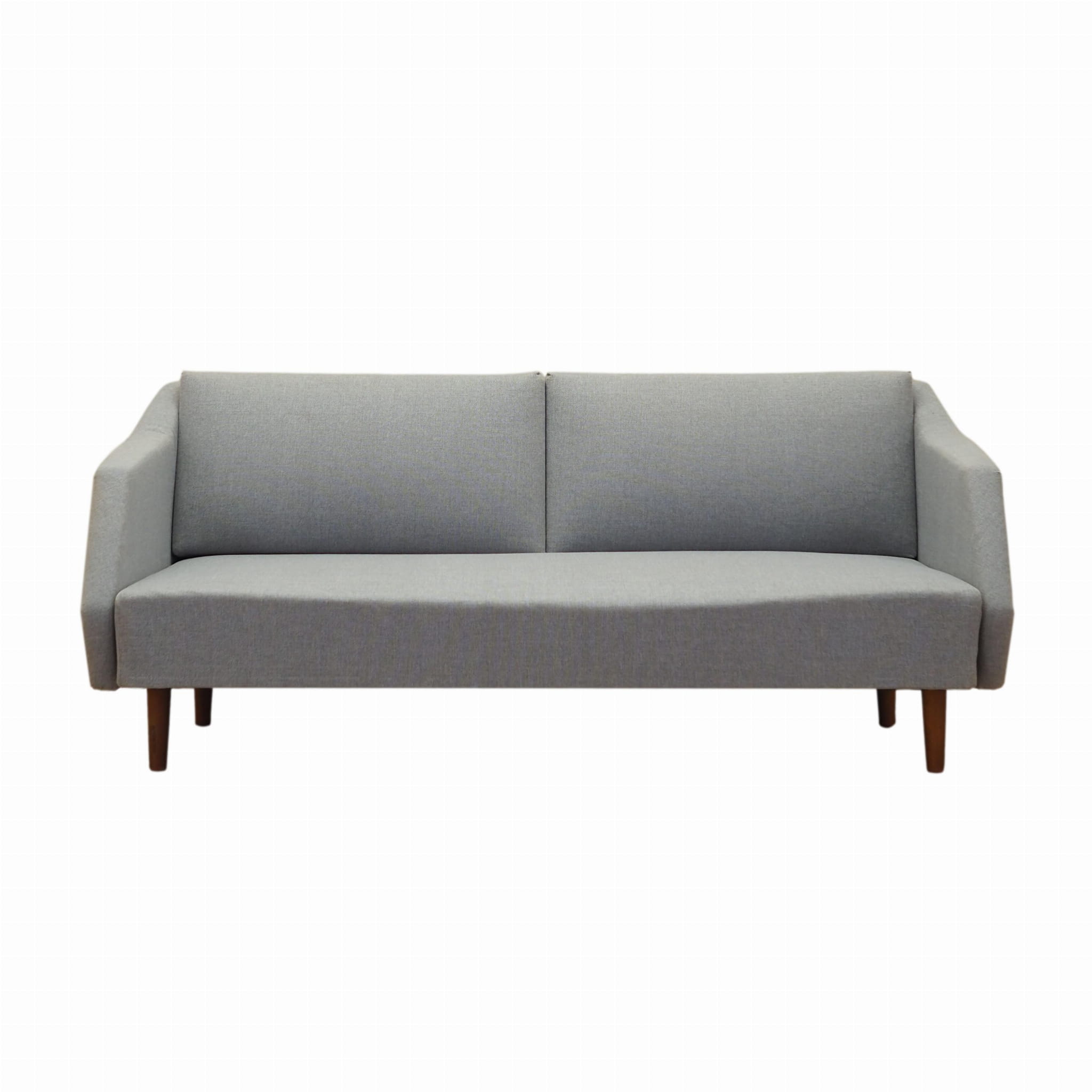 Sofa Textil Grau 1960er Jahre 