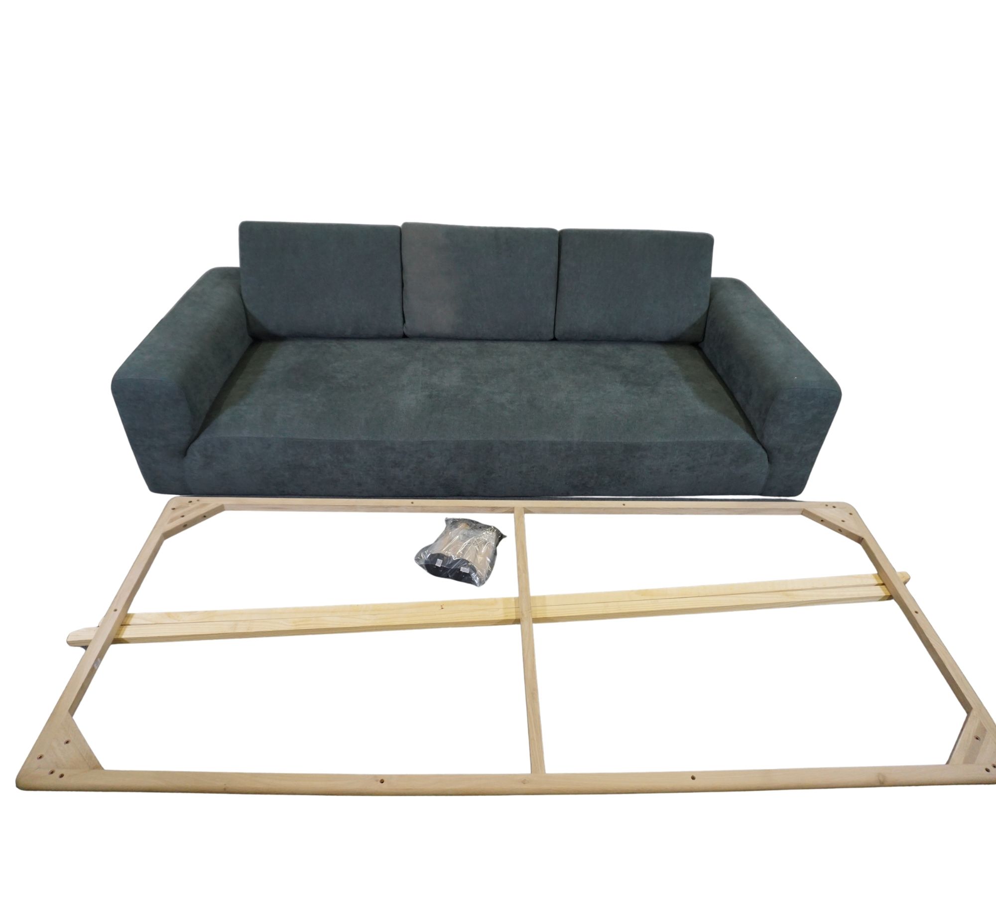 Vilmar Sofa 3-Sitzer Form Blue Grey