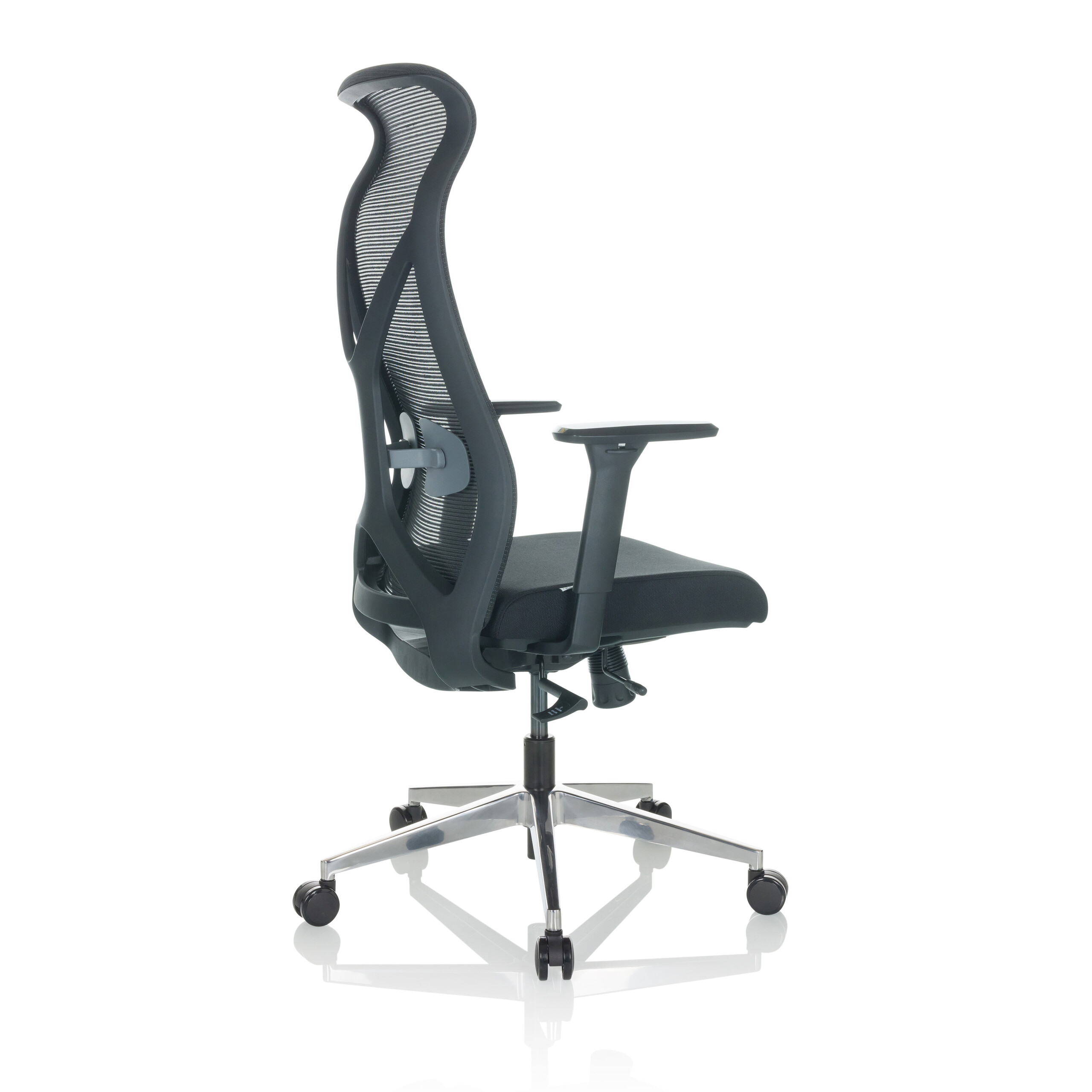 AZURRO B Bürostuhl Netzstoff Schwarz