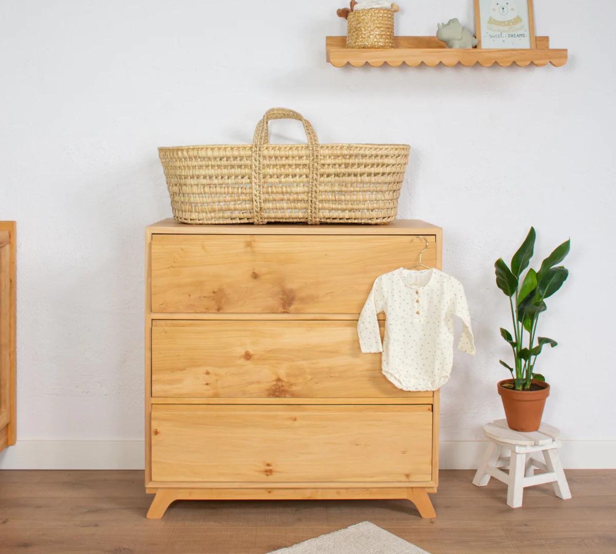 Soleil Kommode Holz Braun
