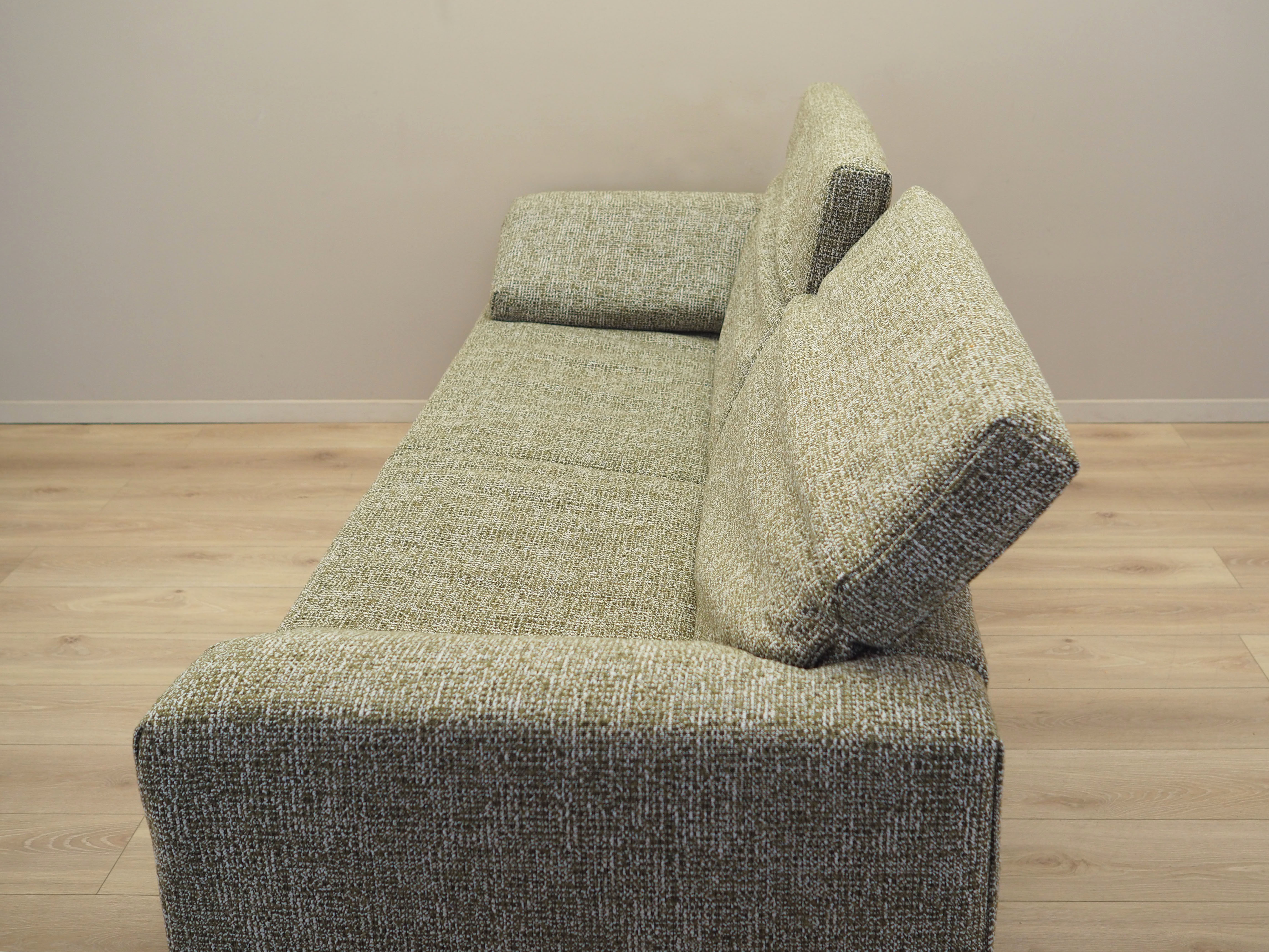 3-Sitzer Sofa Grün 1970er Jahre