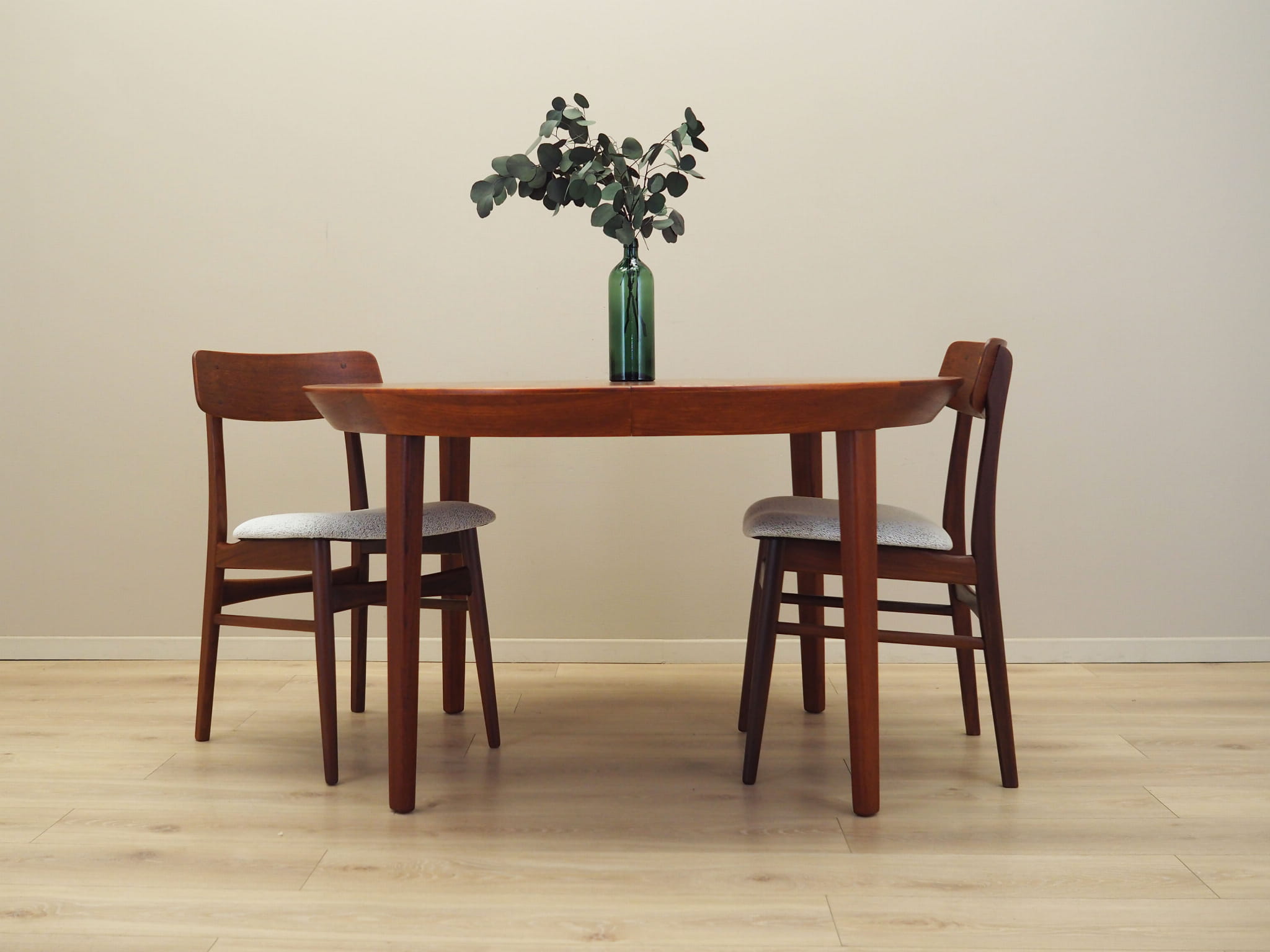 Dining table teak 1960s 122cm