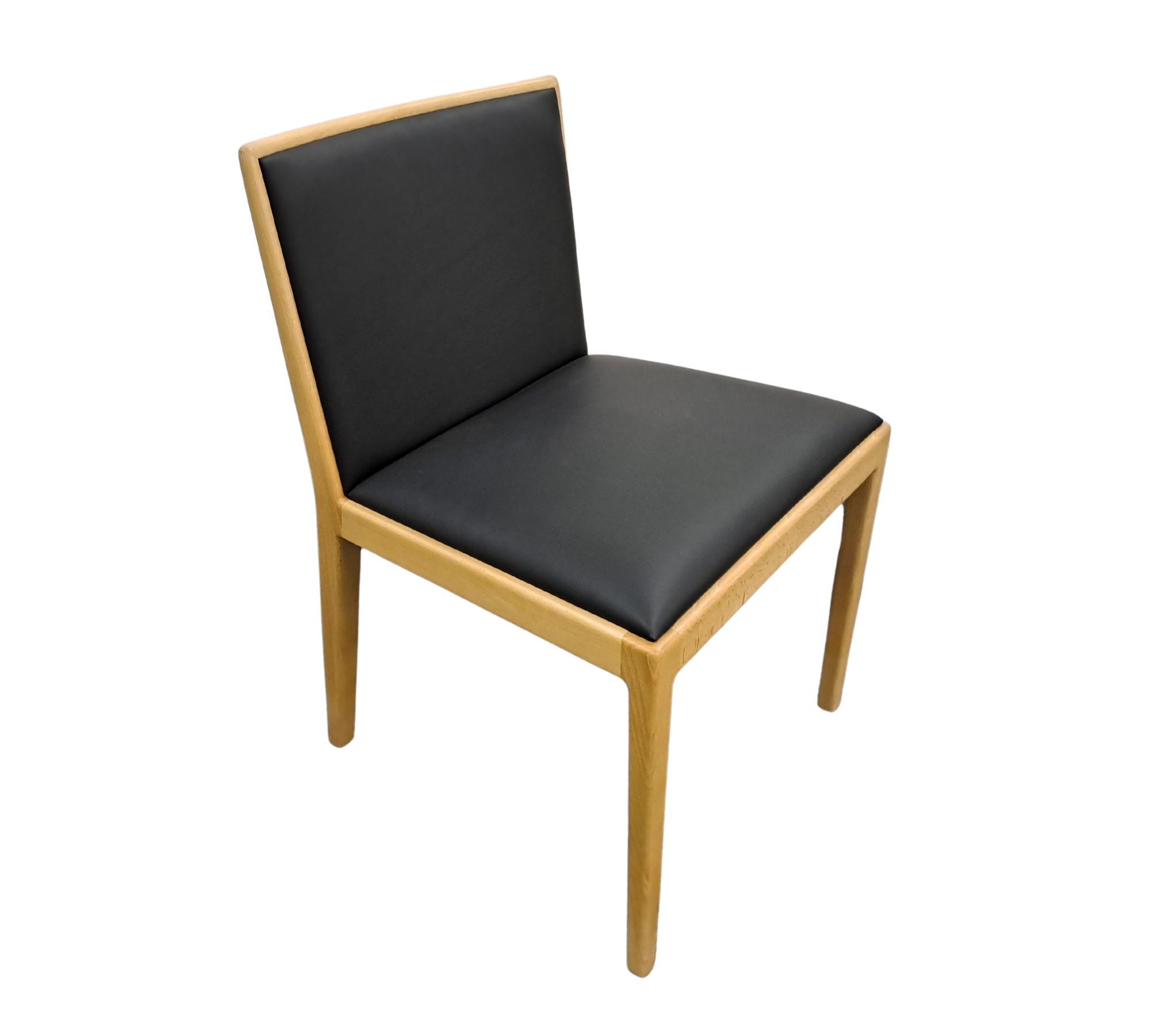 Carlotta SO0991 Stuhl Holz Leder Braun
