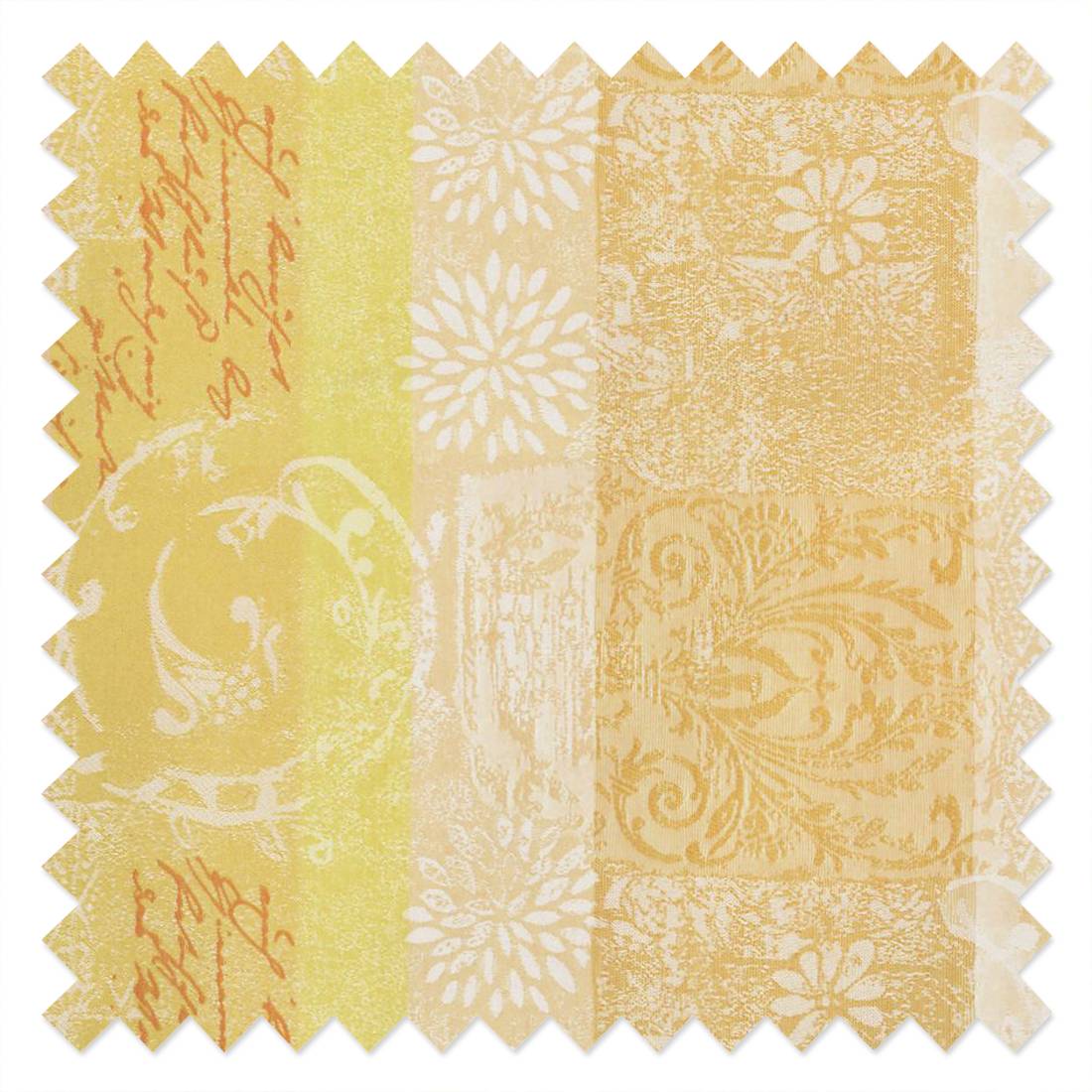 Pillowcase Summer Garden II Yellow 49 x 49 cm