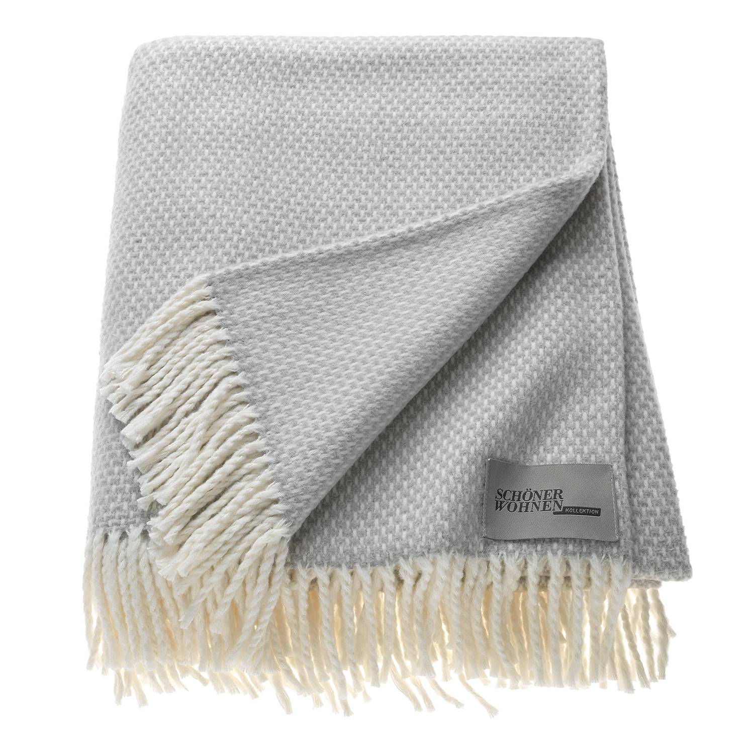Plaid Zen Webstoff Hellgrau