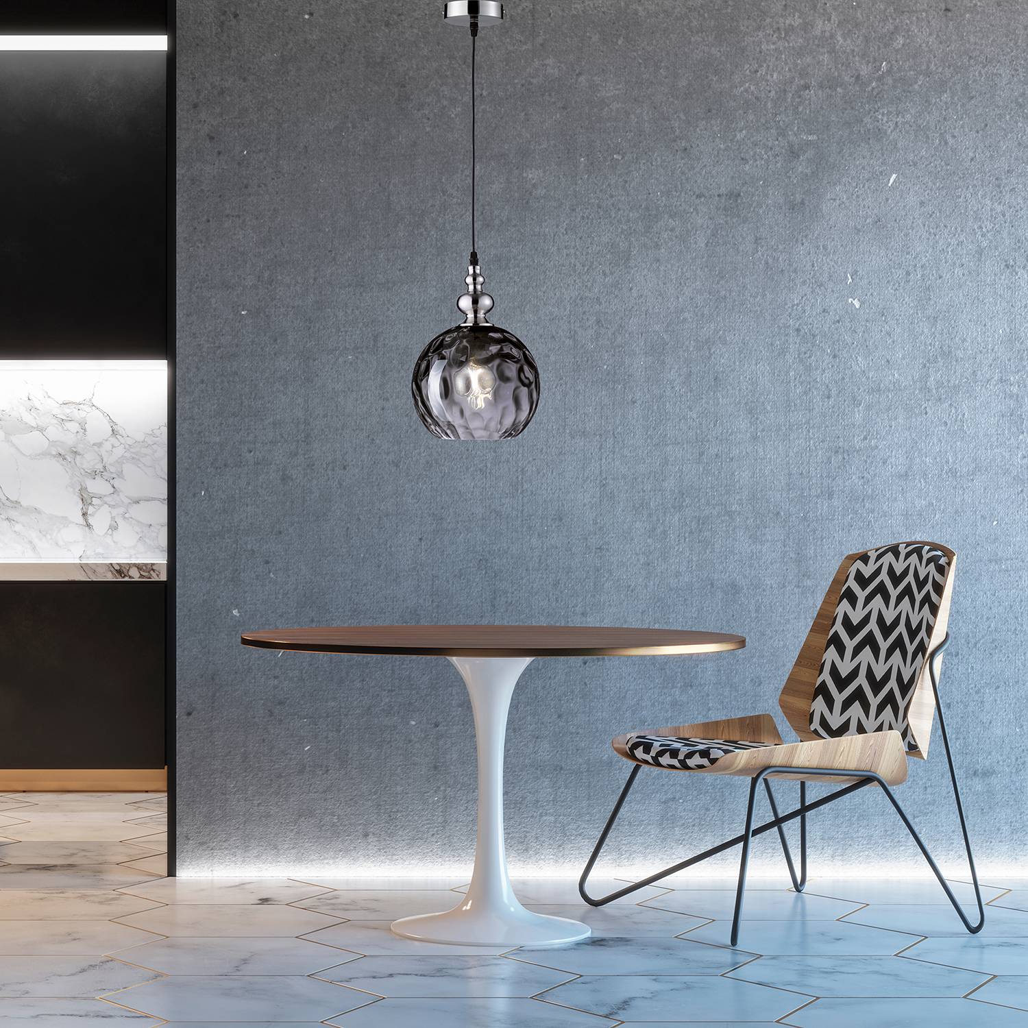 Pendant lamp Uller Black