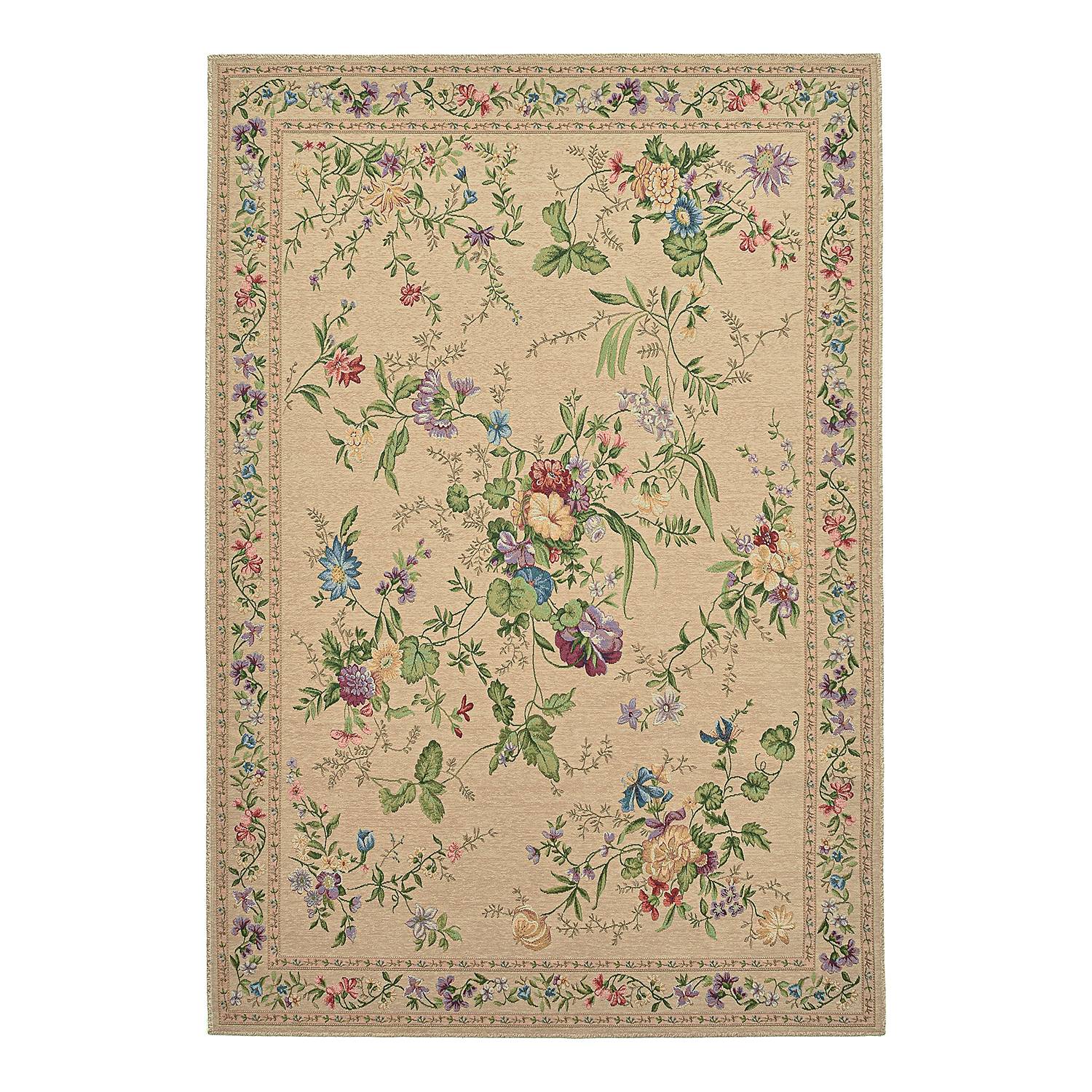 Flomi Sagrini Kurzflorteppich Beige 70 x 120 cm