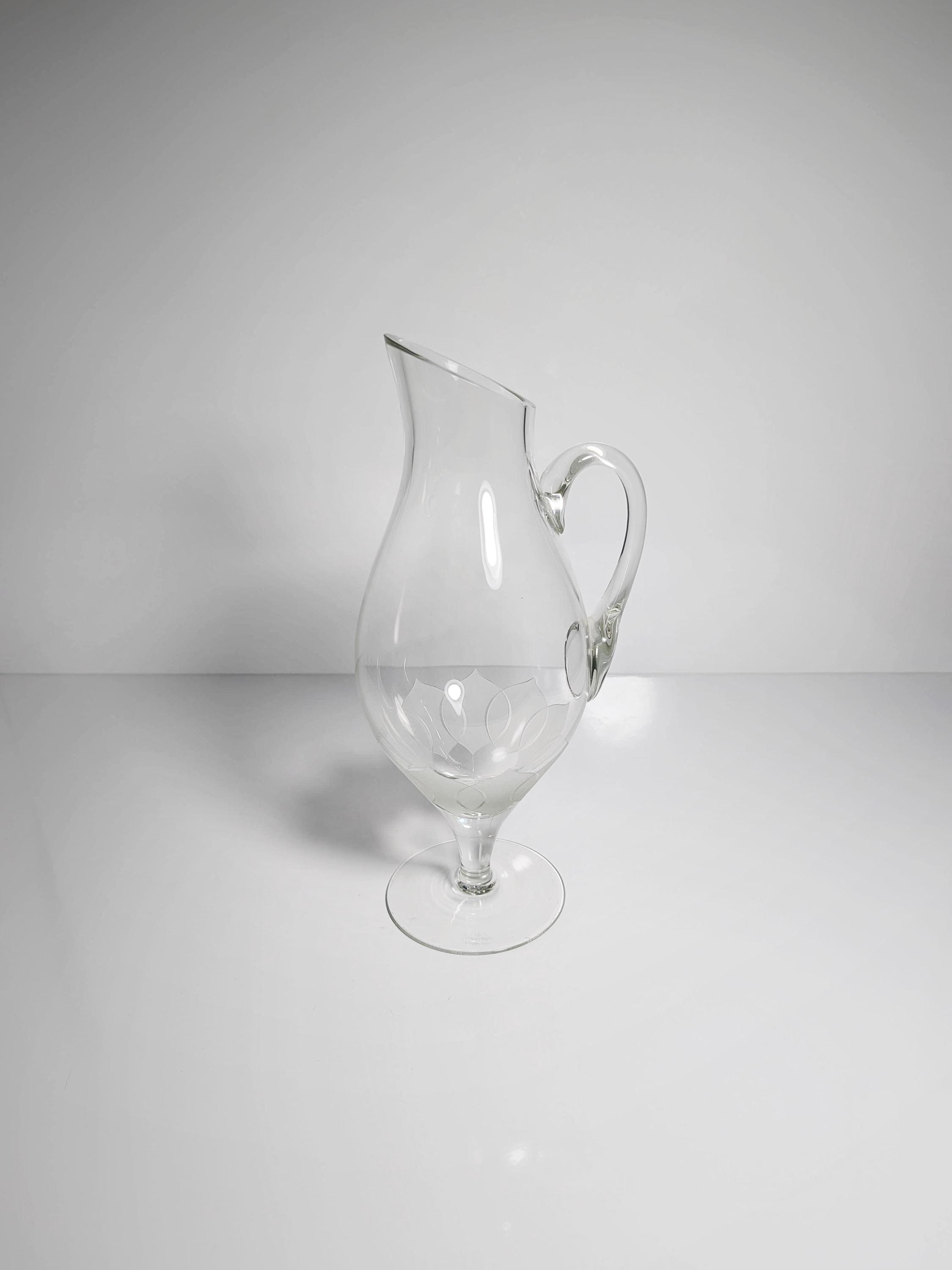 Vintage Lotus Decanter Crystal 1960s