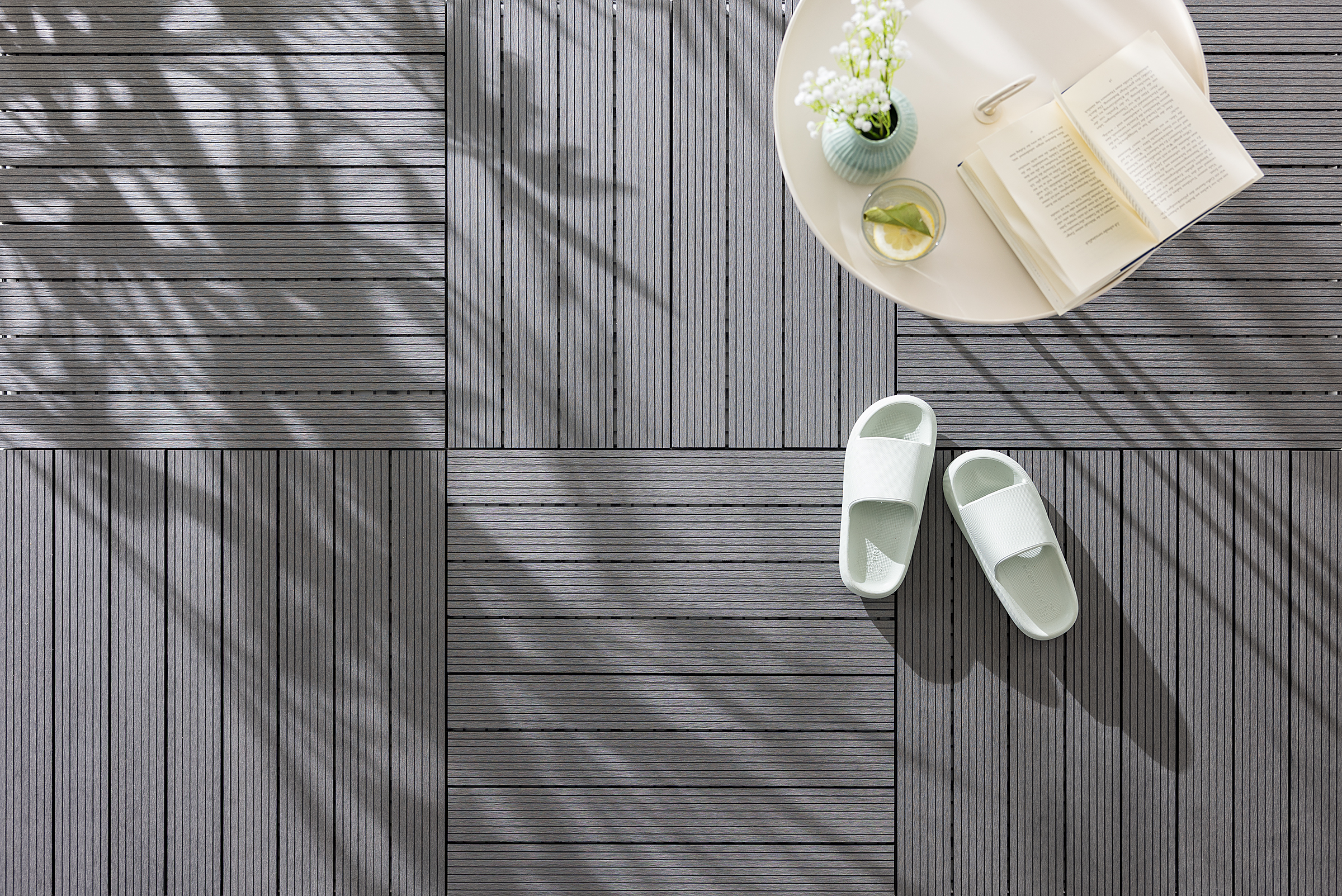 Terrassenfliese Svevo 6er-Set Typ B Grau