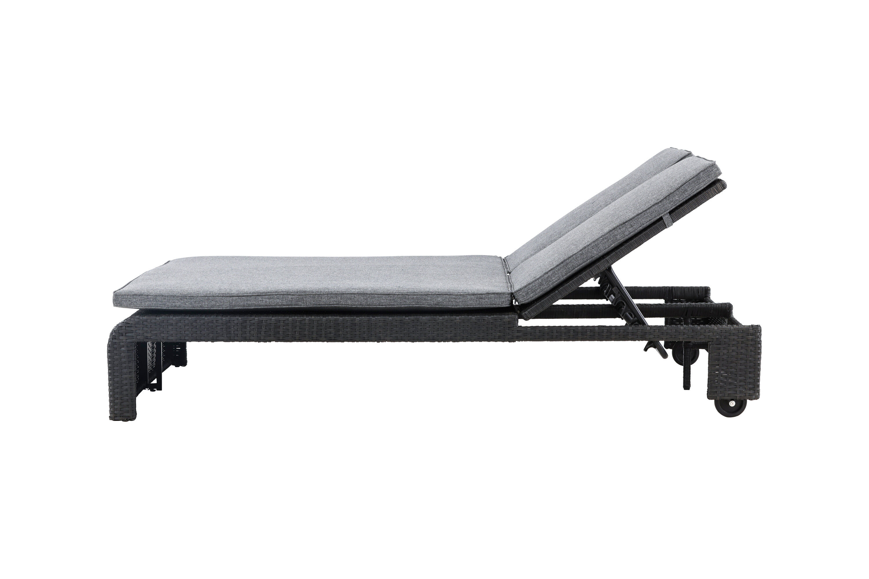 London Sonnenbank Spunpolyester Schwarz Dunkelgrau