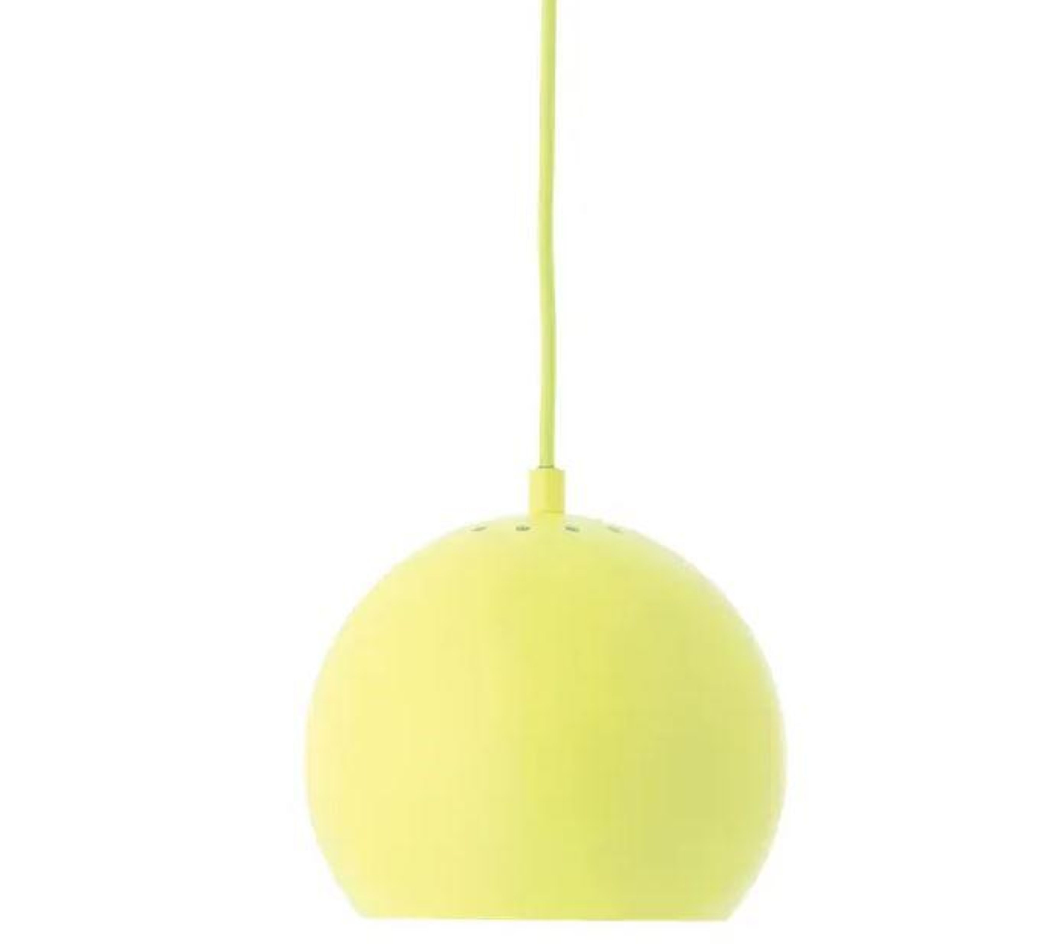 Ball Pendelleuchte Gelb Ø18cm