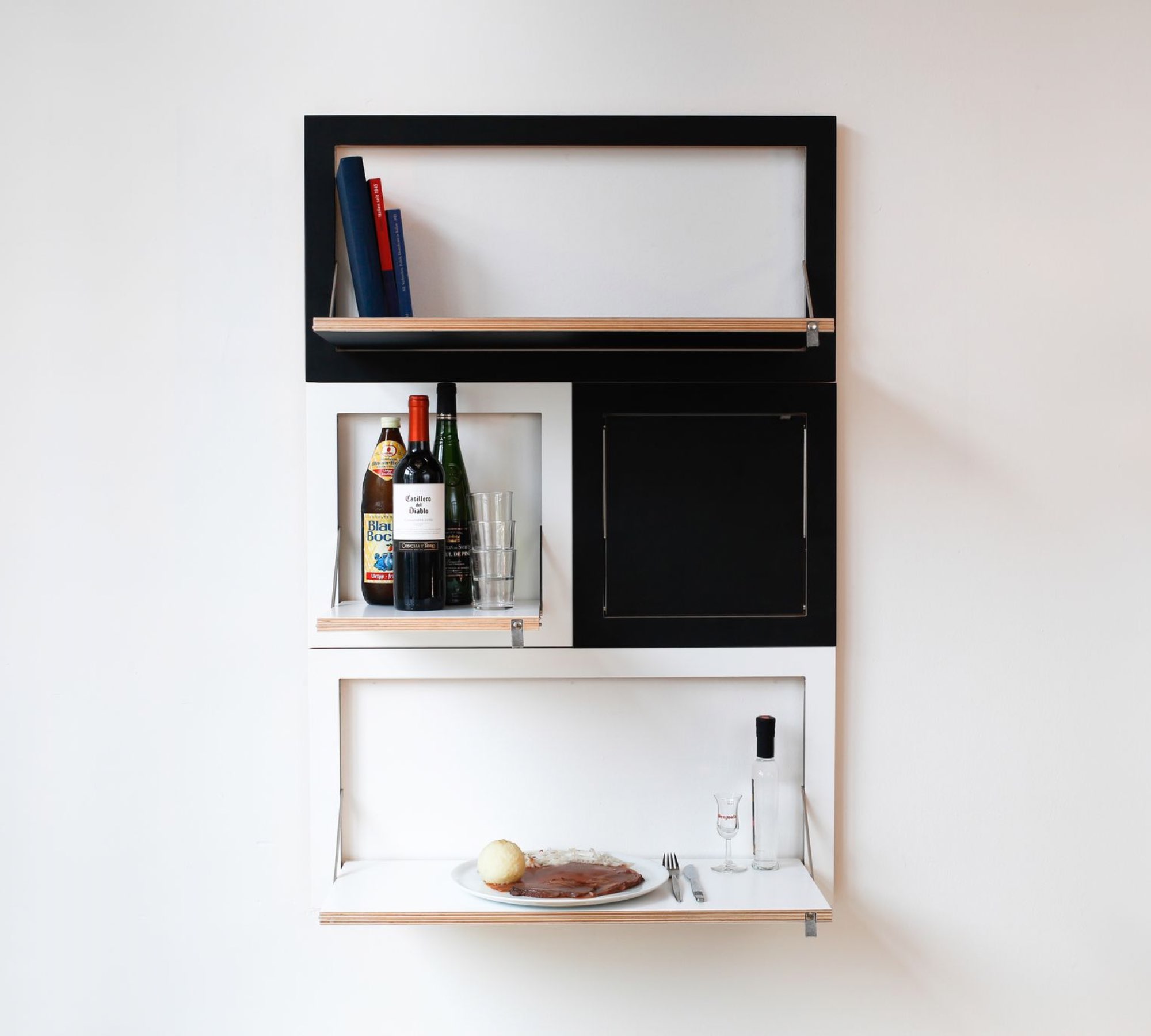 Fläpps Regal 40x40-1 Criss Cross Bunt