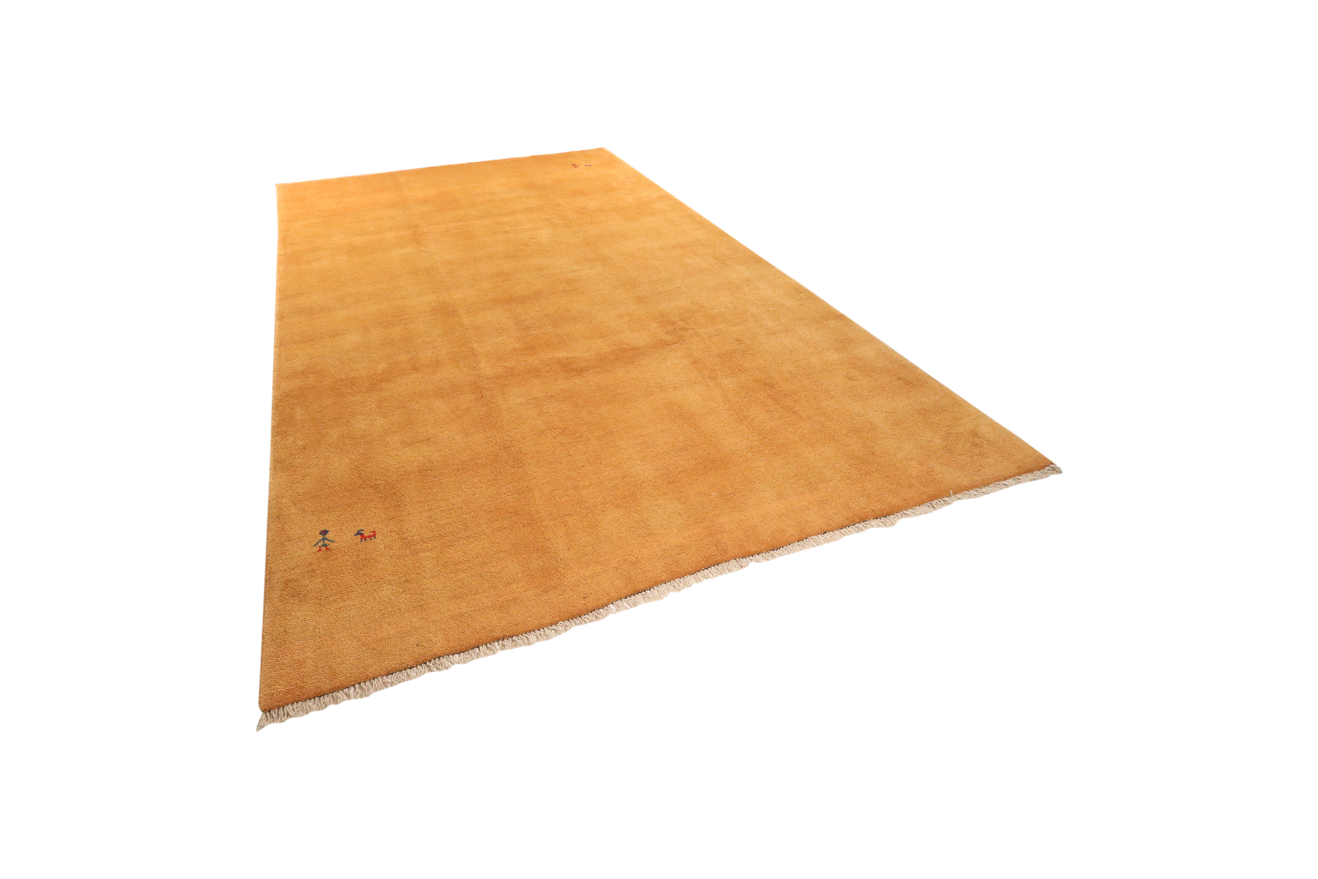 Gabbeh Carpet Wool Yellow