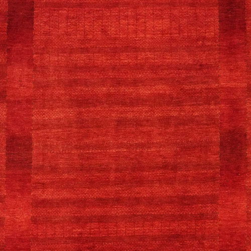 Rizbaf Gabbeh-Teppich Wolle Rot