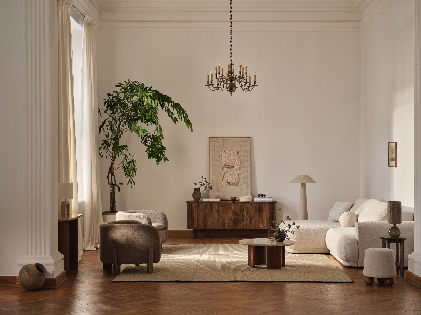 Tappeto Regama Indoor/Outdoor Sintetico Crema 160 x 230cm