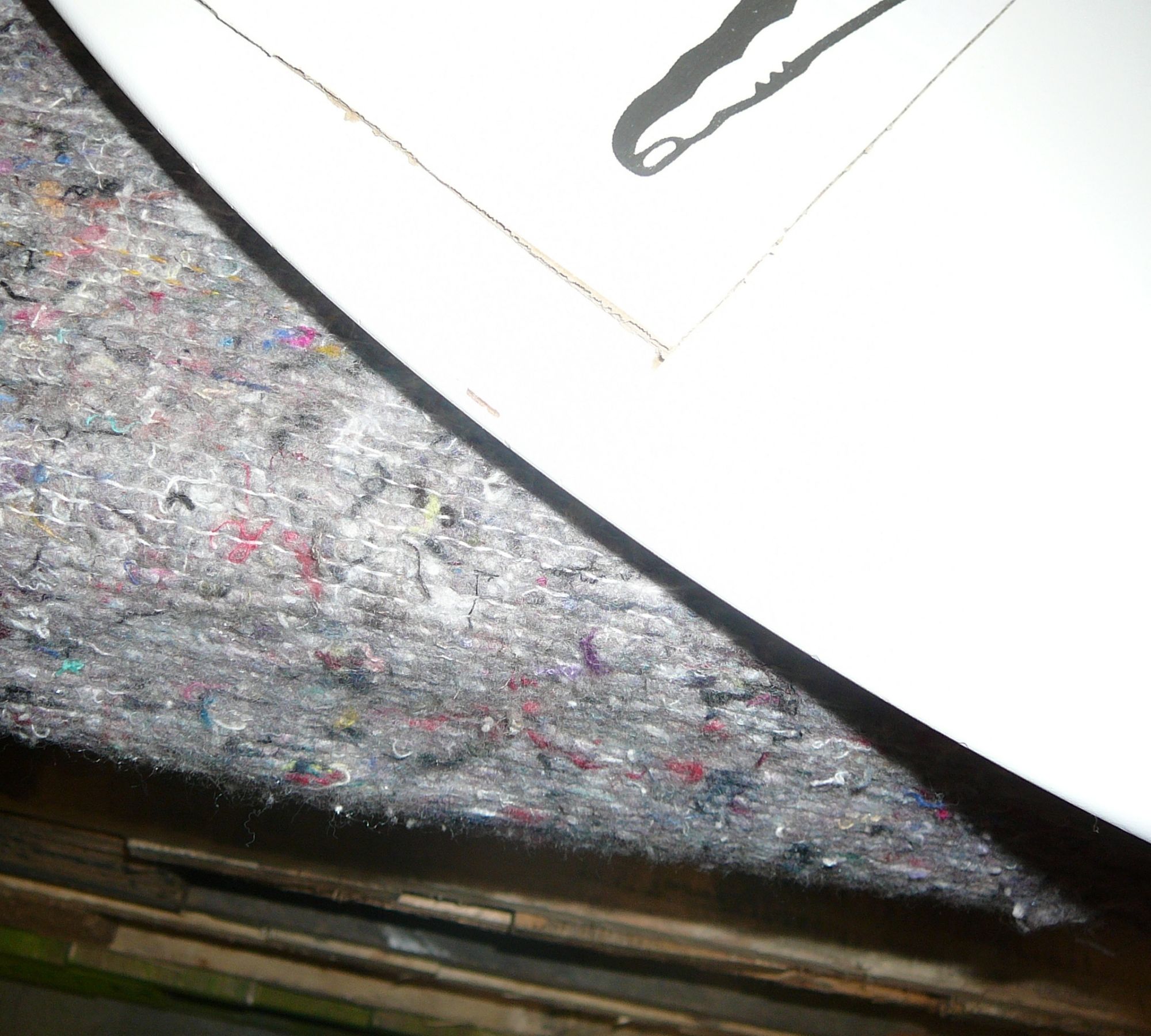 Großer runder Couchtisch Hubert Weiß / Oak