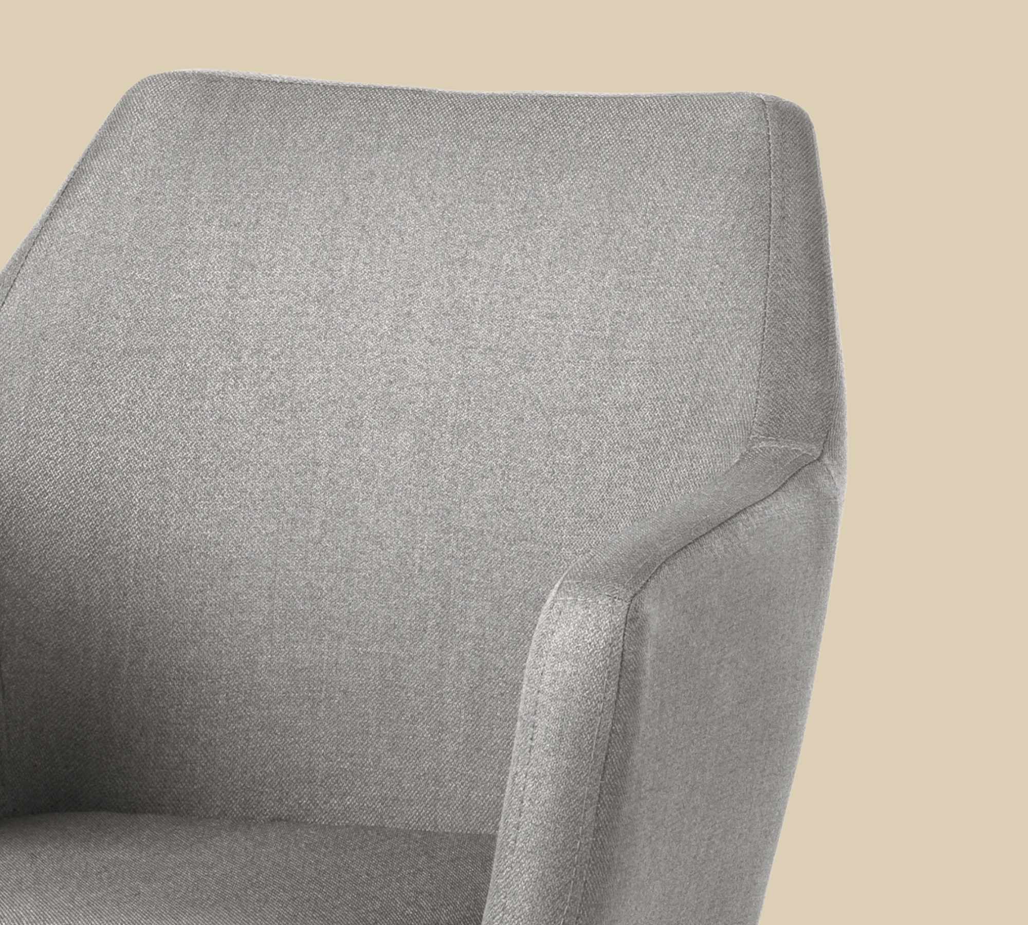 Loungesessel NICHOLAS Webstoff Cors: Granit