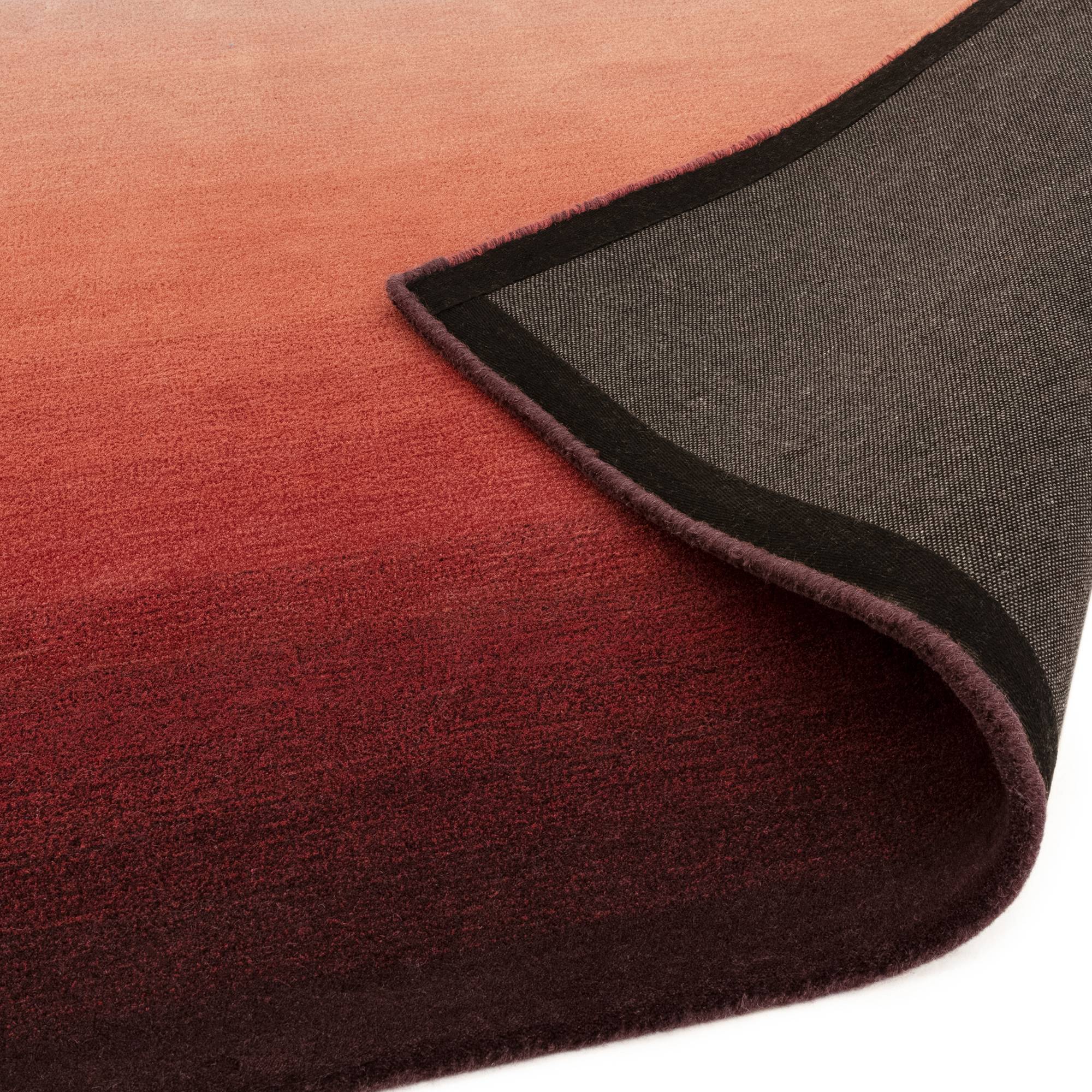 Ombre Rust Teppich Wolle Mehrfarbig 120x170cm