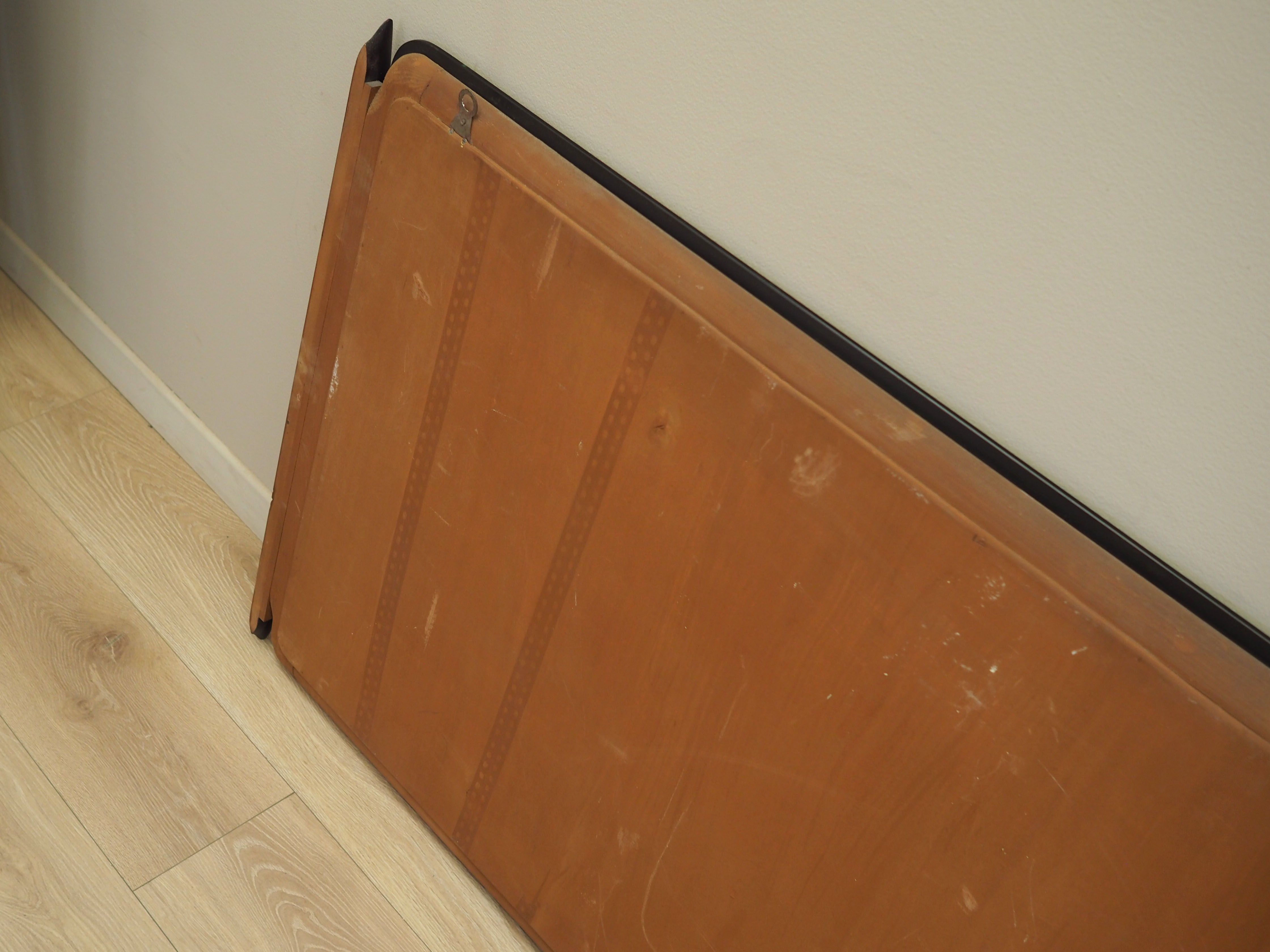 Spiegel mit Mahagonirahmen 1970er Jahre