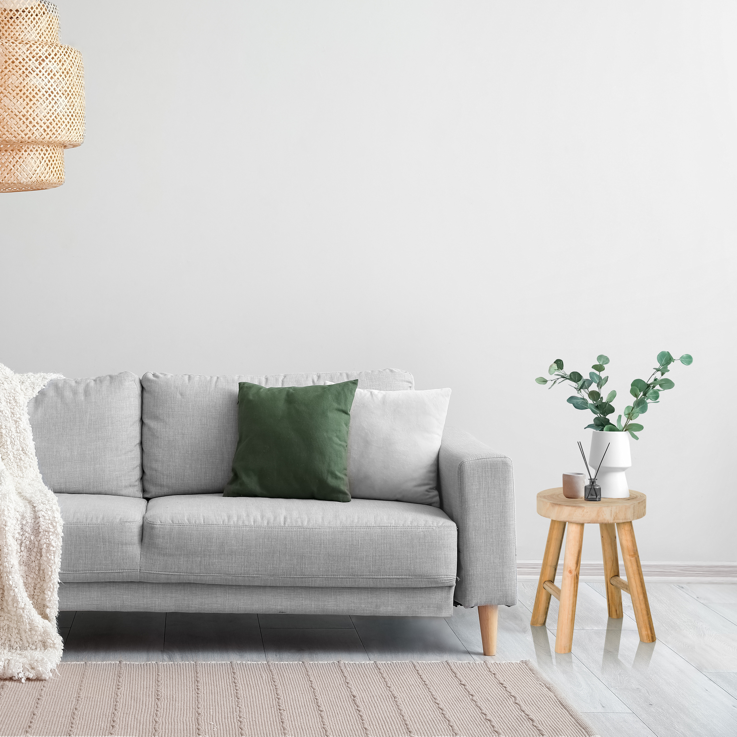 RUSTIKO W Hocker Paulownia-Holz