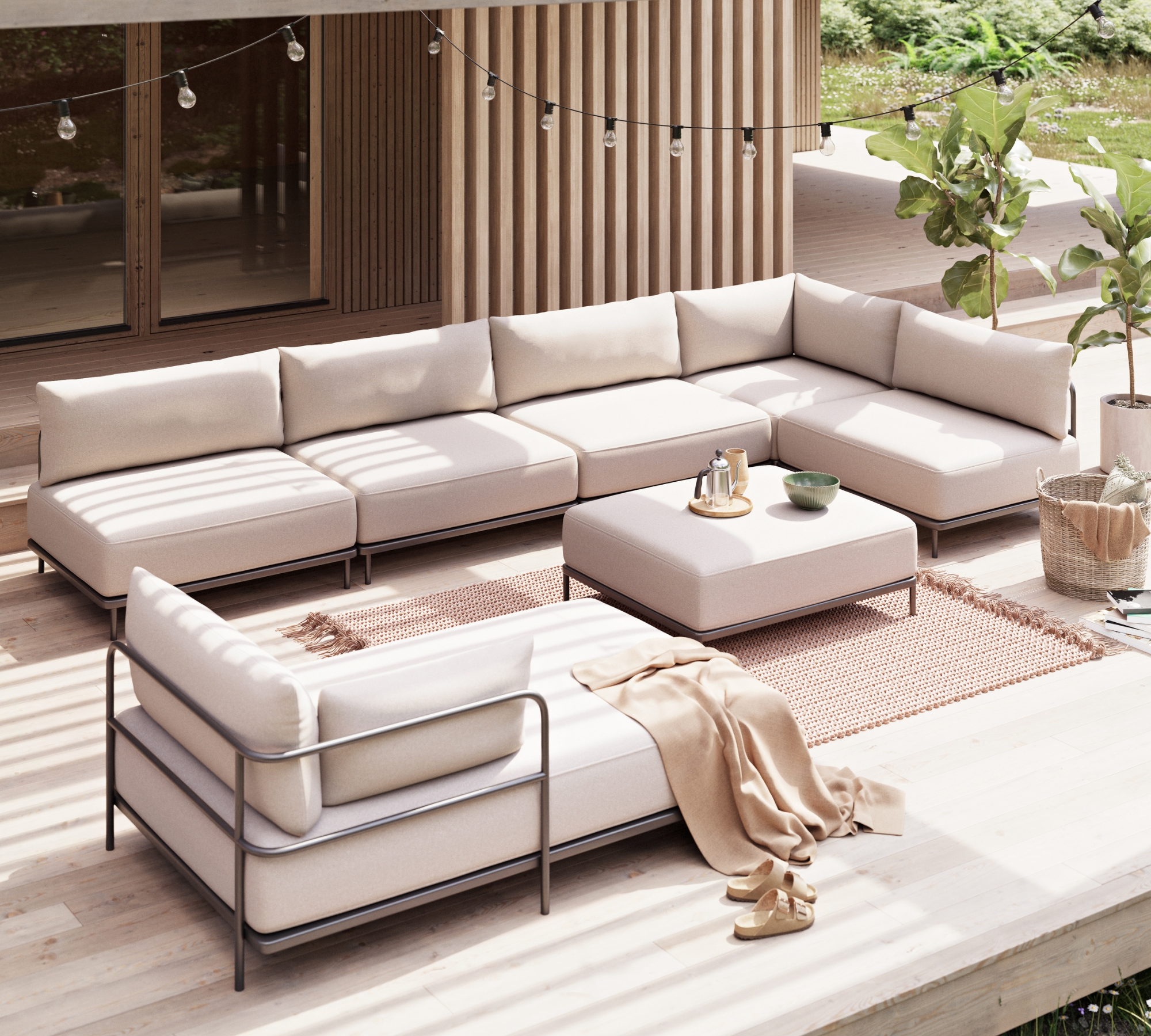 Vincent Outdoor 1-Sitzer Modul Rechts Martinique
