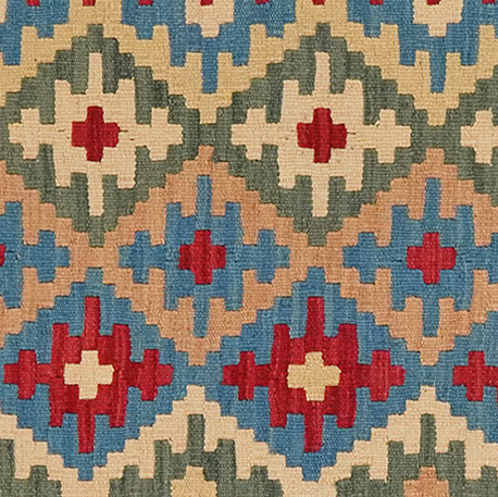 Kilim Gashgai Teppich Wolle Mehrfarbig