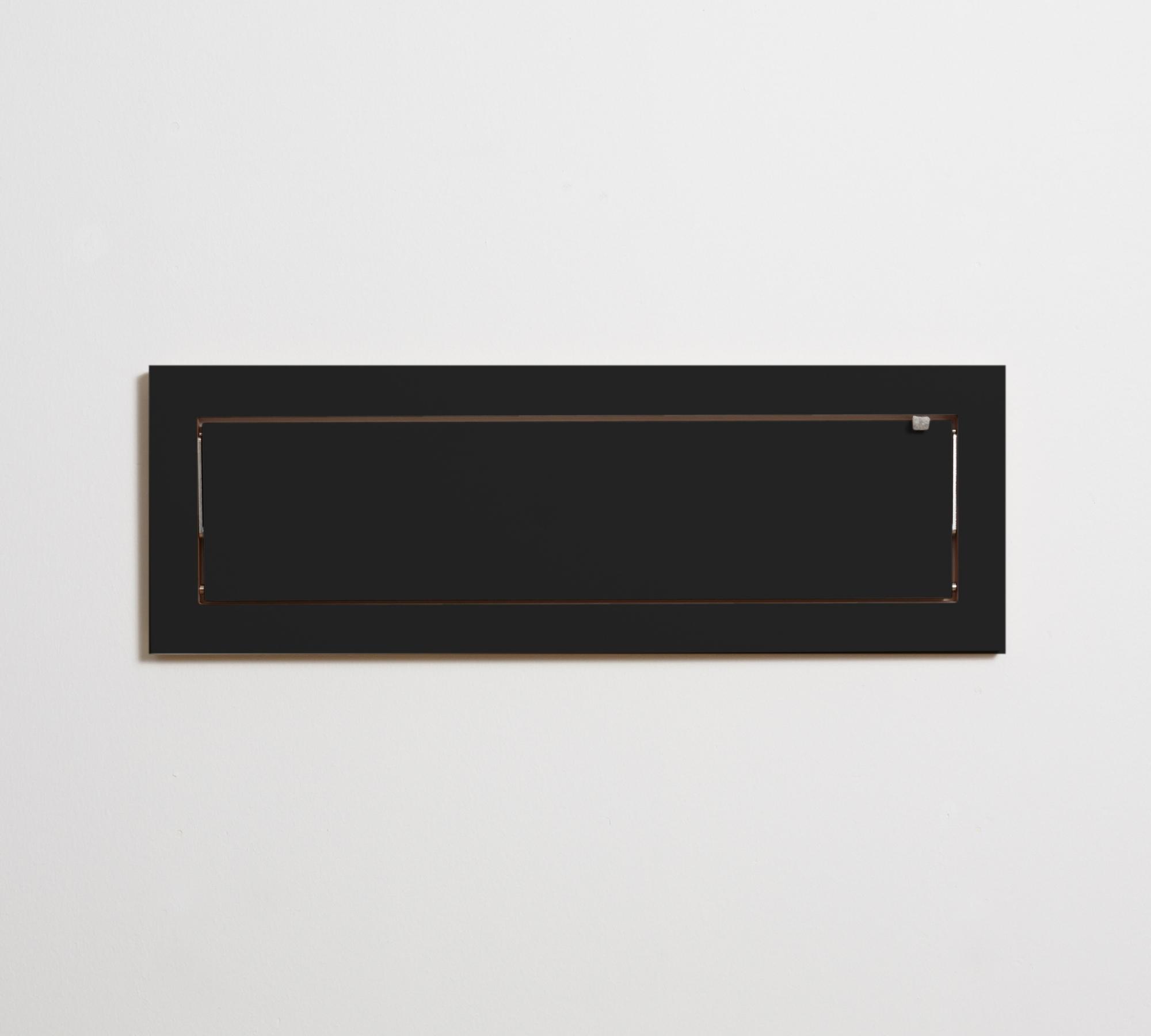 Fläpps Regal Holz Schwarz 80 x 27 cm