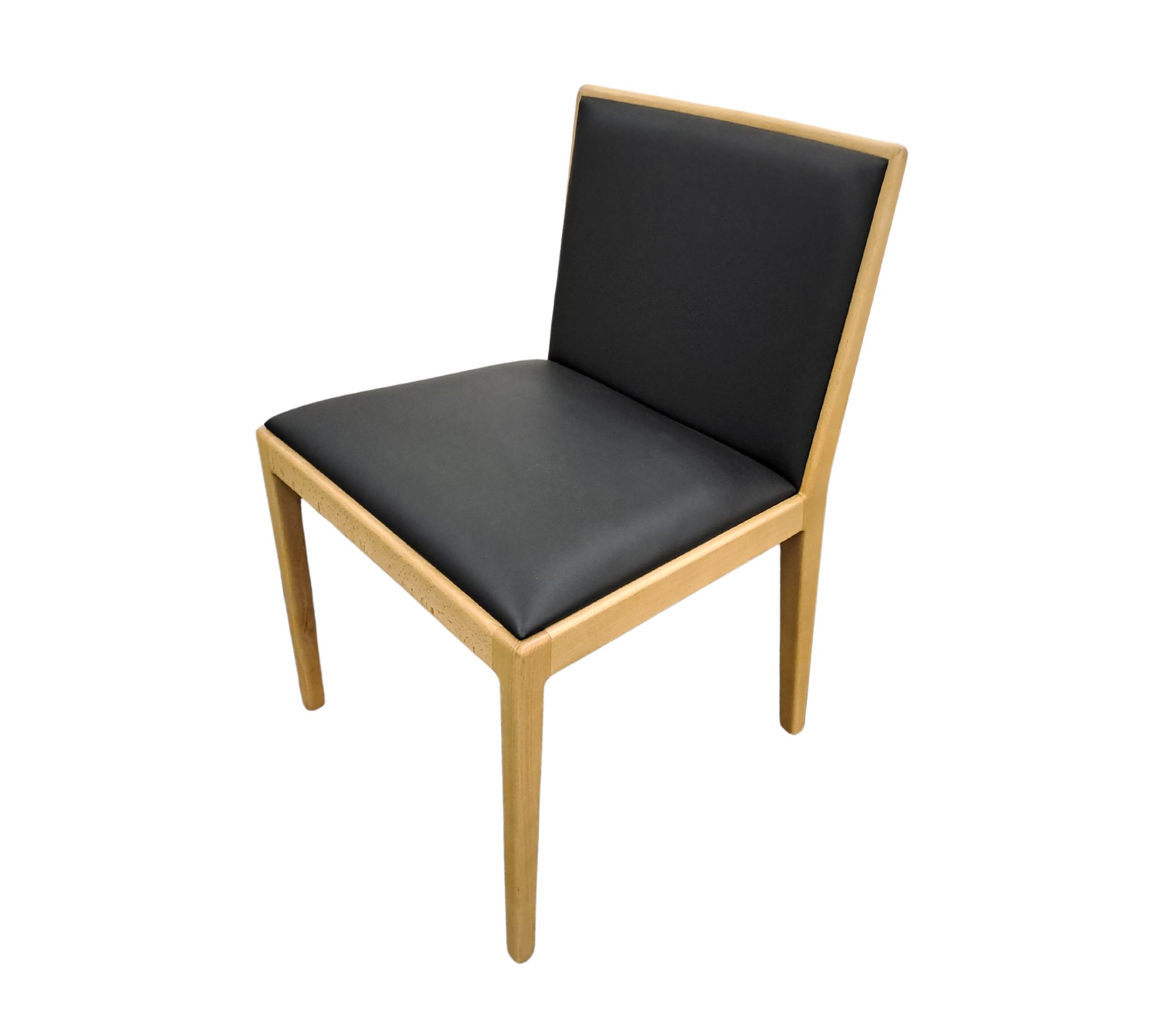 Carlotta SO0991 Stuhl Holz Leder Braun